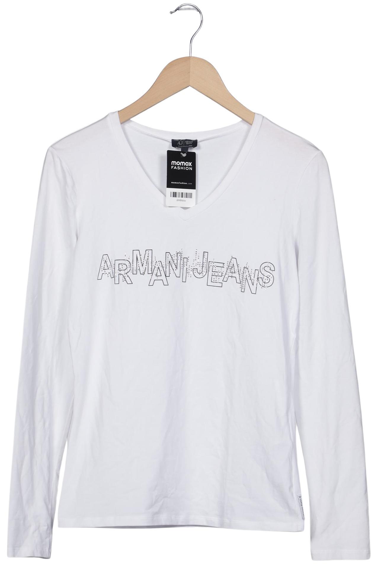 

Armani Jeans Damen Langarmshirt, weiß, Gr. 44