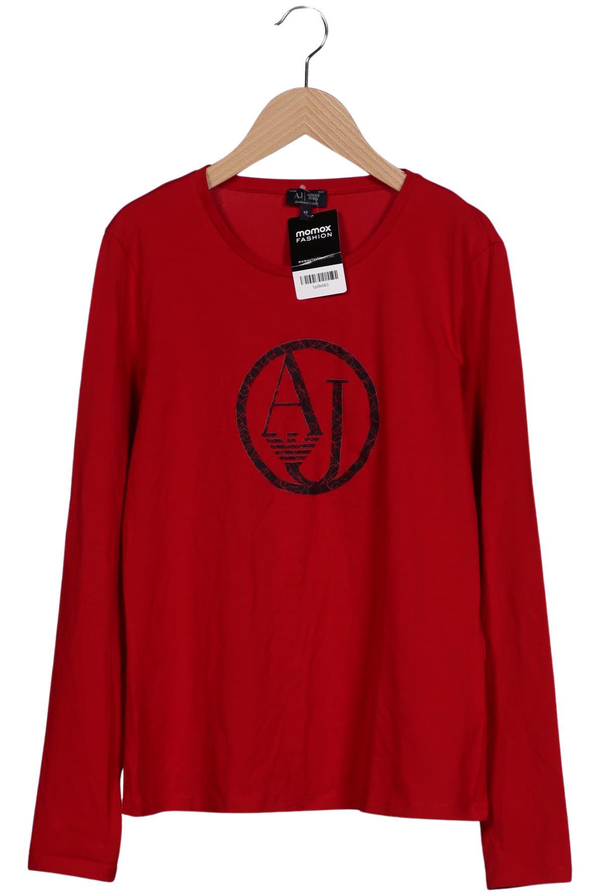 

Armani Jeans Damen Langarmshirt, rot, Gr. 48