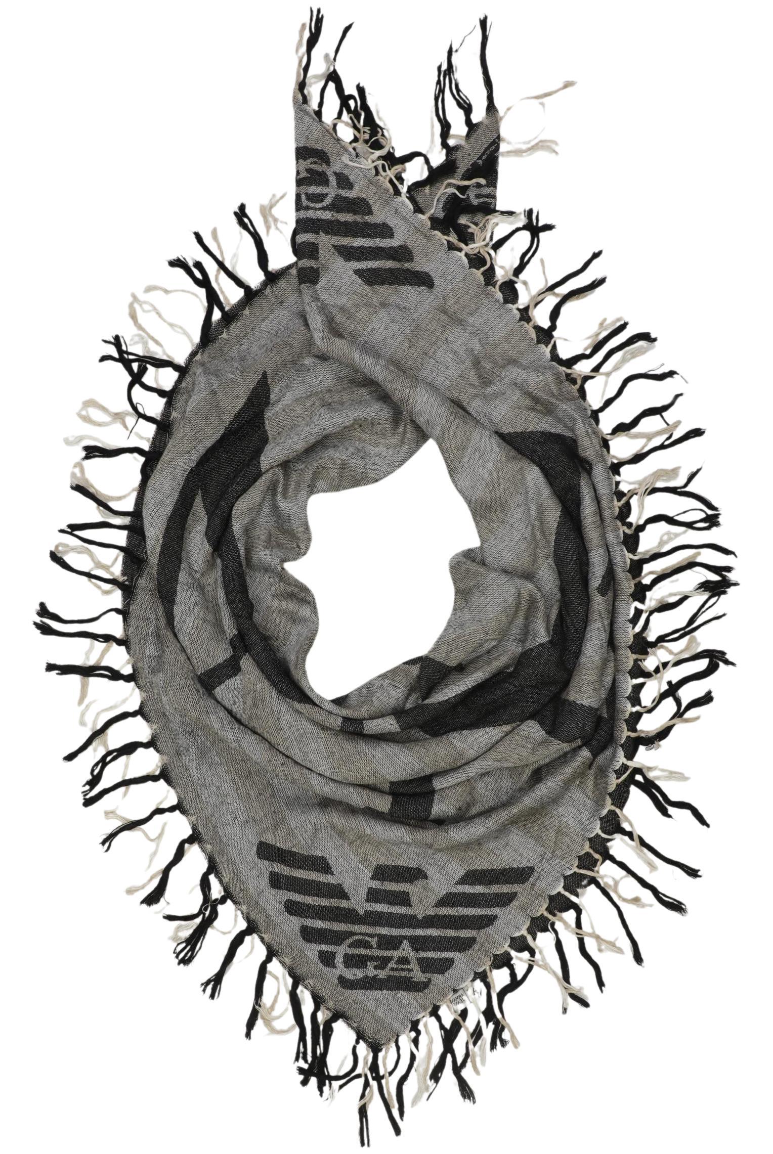 

Armani Jeans Damen Schal, grau, Gr.