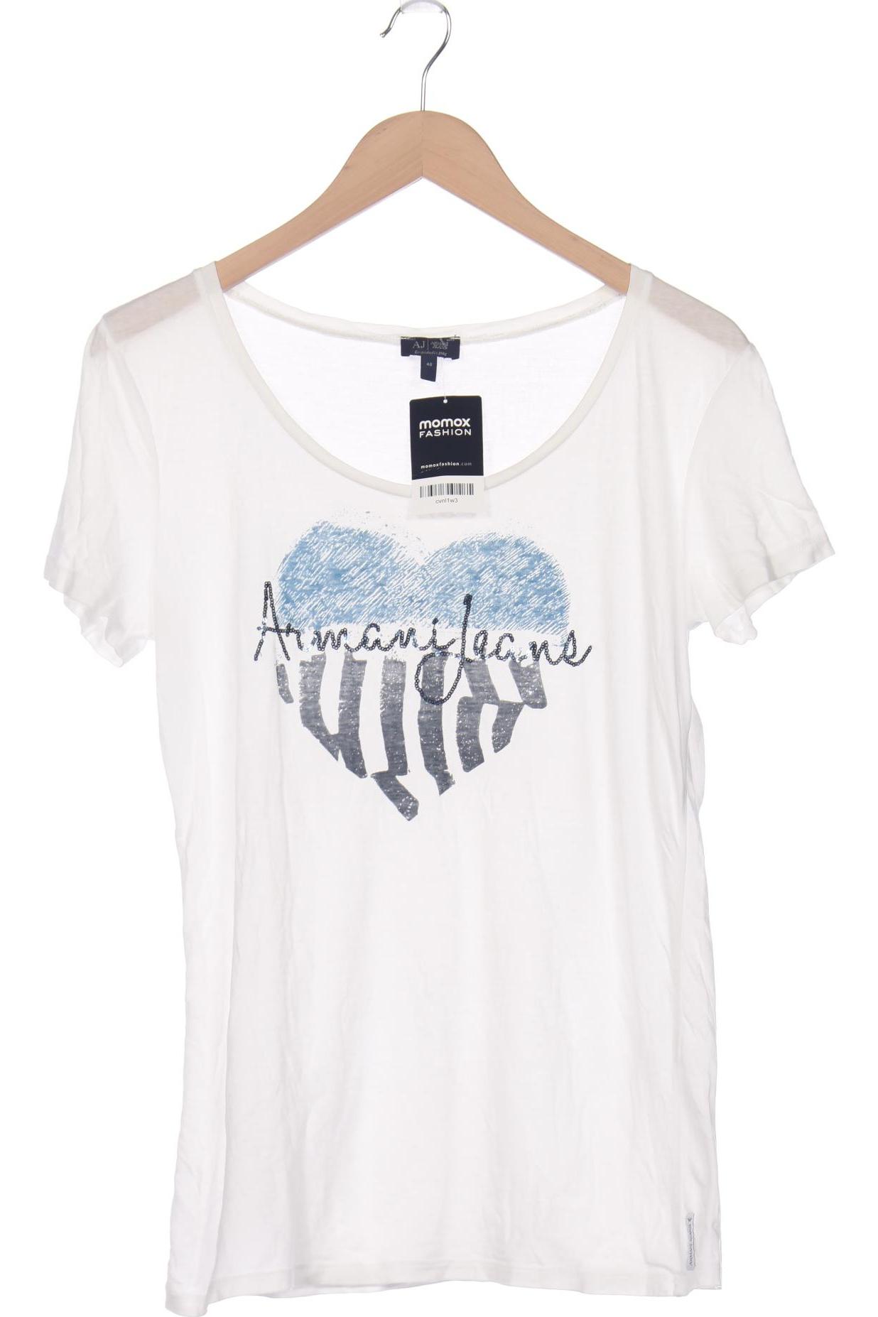 

Armani Jeans Damen T-Shirt, weiß, Gr. 40