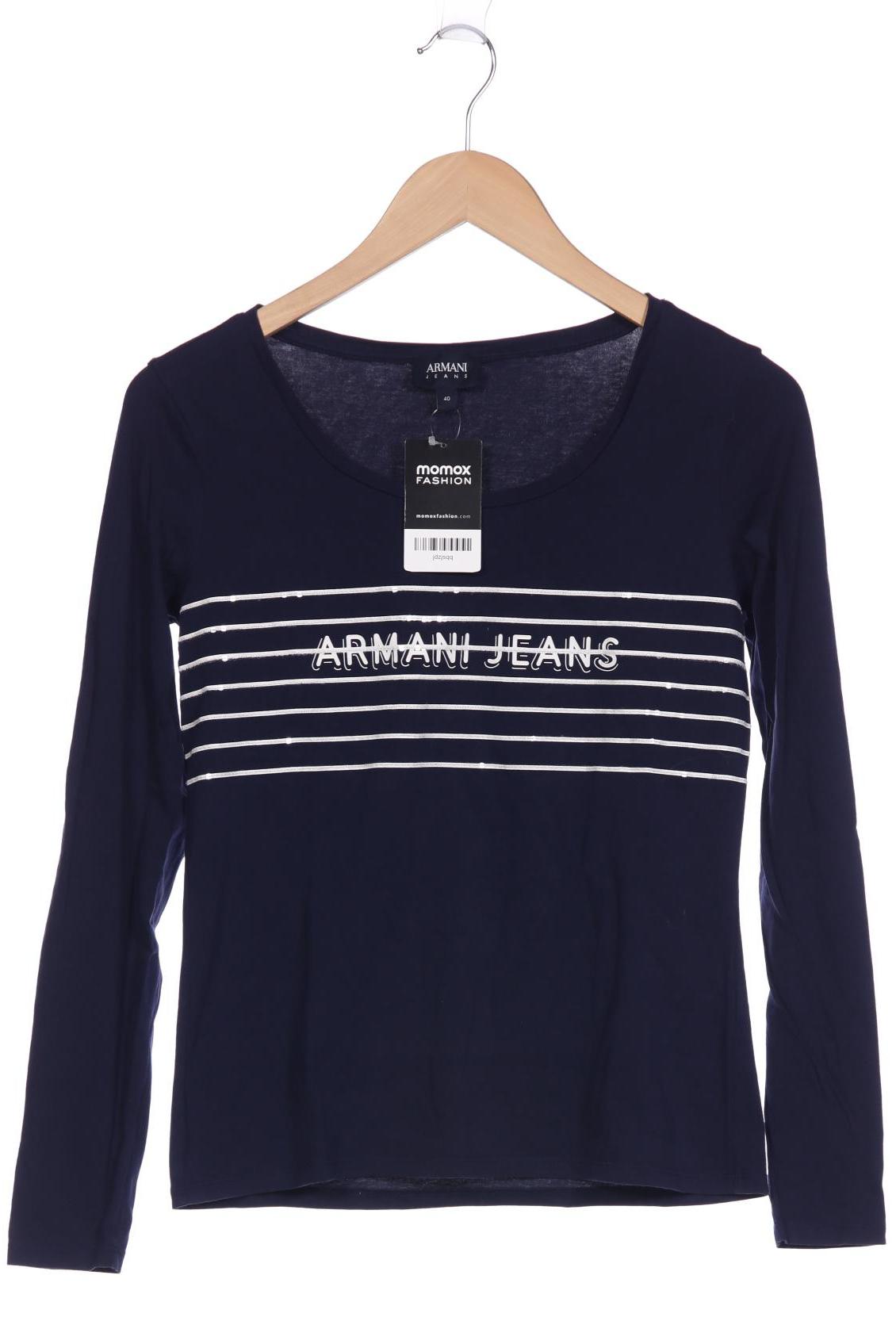 

Armani Jeans Damen Langarmshirt, marineblau