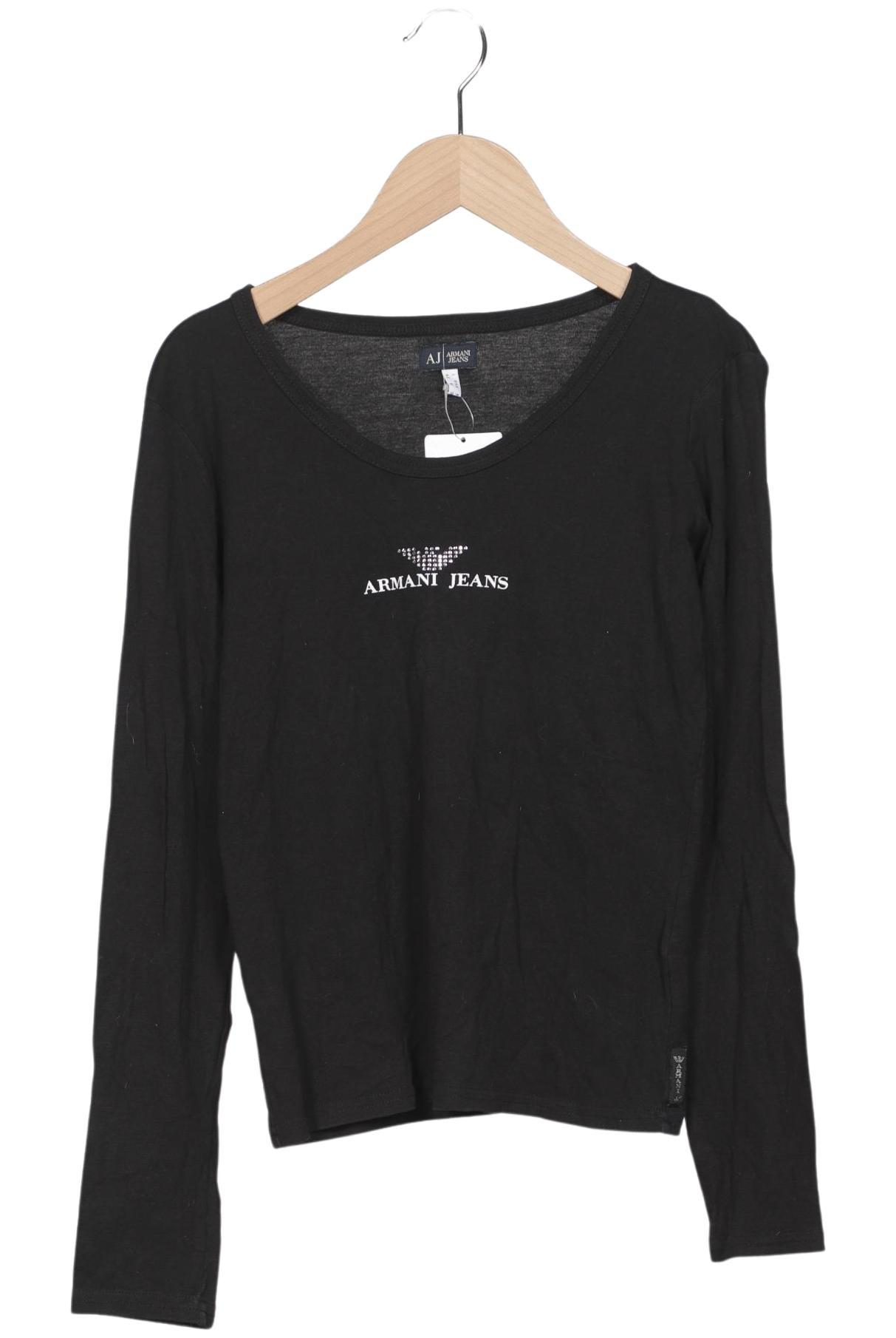 

Armani Jeans Damen Langarmshirt, schwarz, Gr. 38