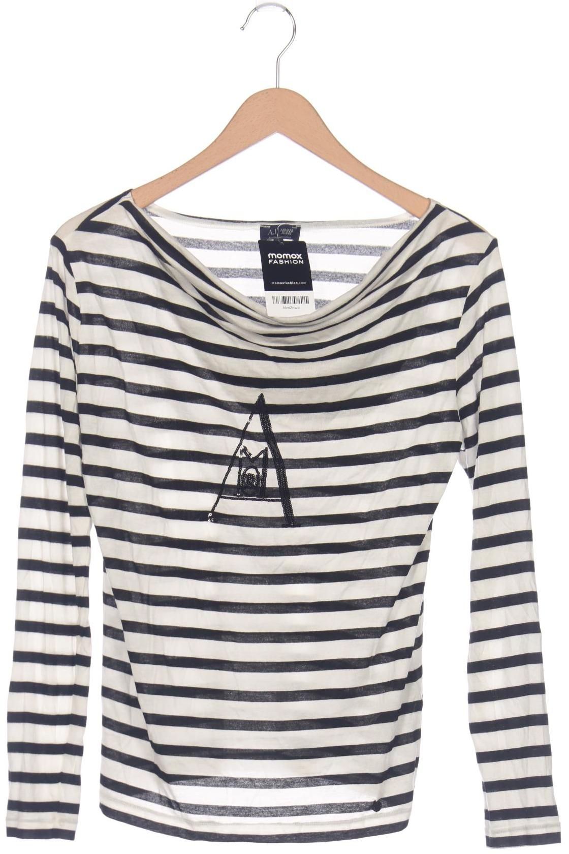 

Armani Jeans Damen Langarmshirt, weiß, Gr. 44