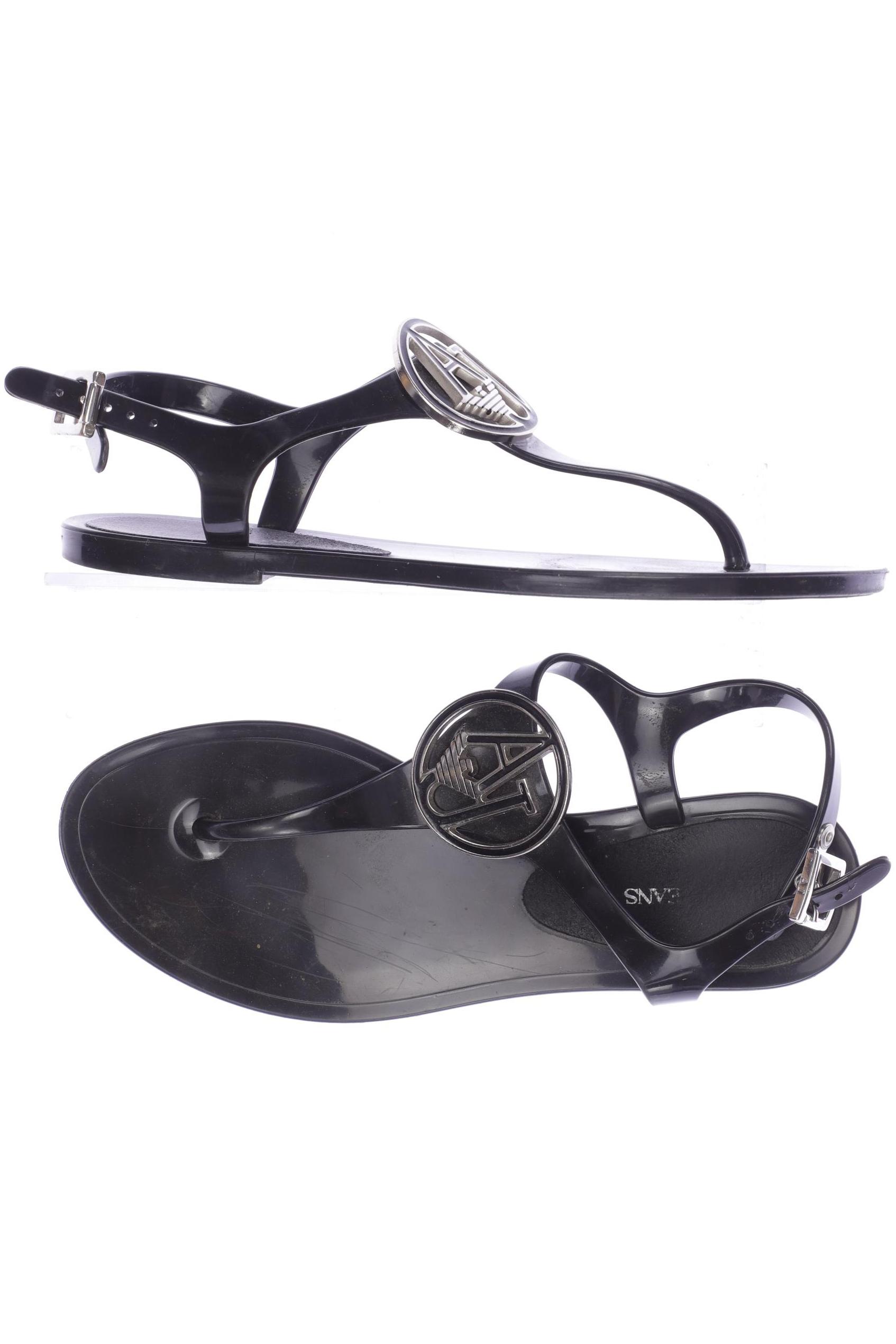 

Armani Jeans Damen Sandale, schwarz