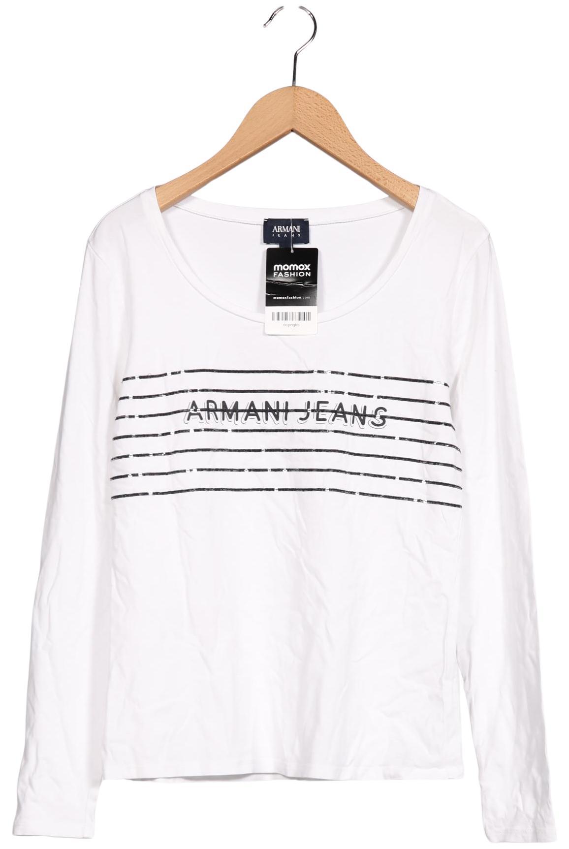 

Armani Jeans Damen Langarmshirt, weiß, Gr. 38
