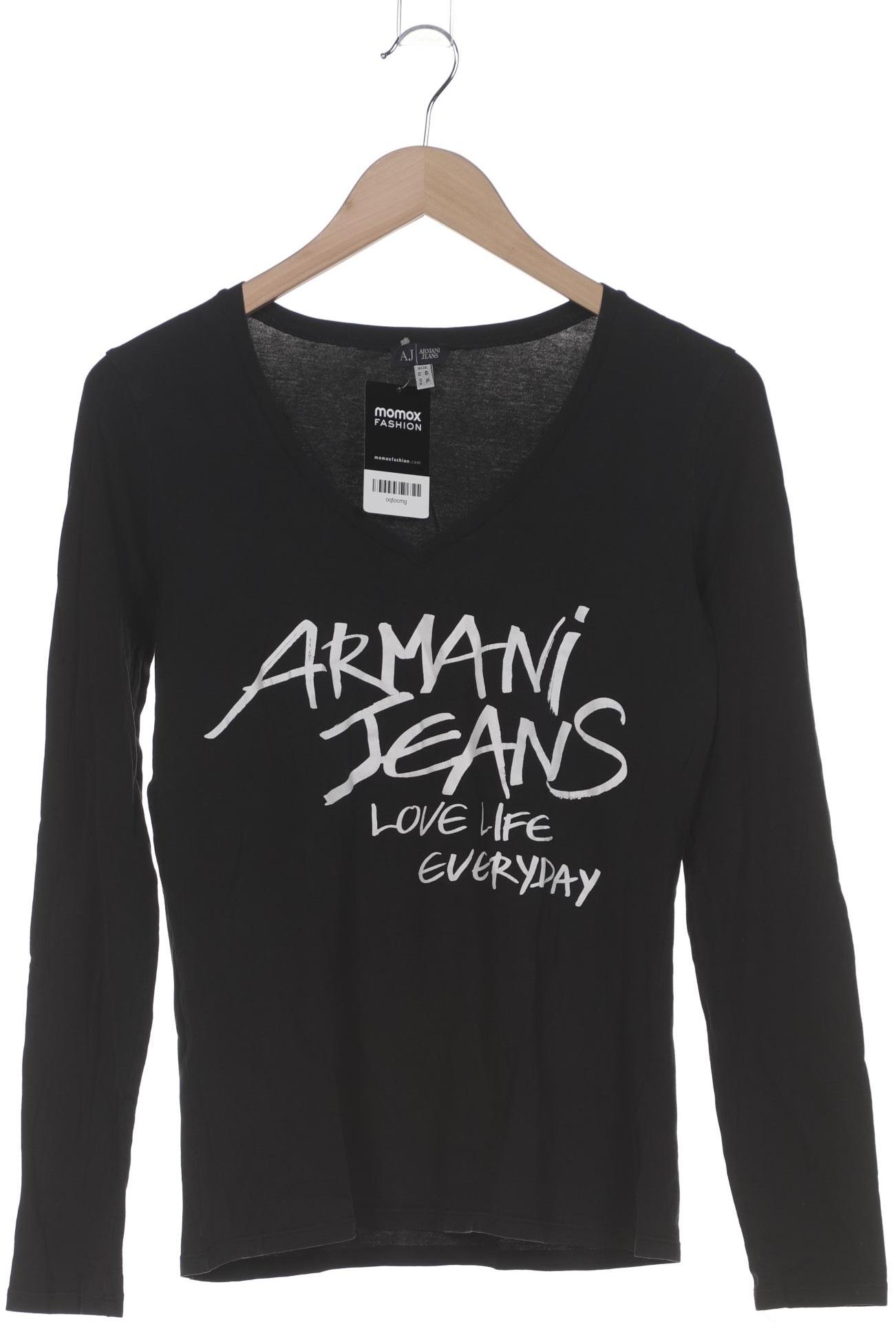 

Armani Jeans Damen Langarmshirt, schwarz, Gr. 46