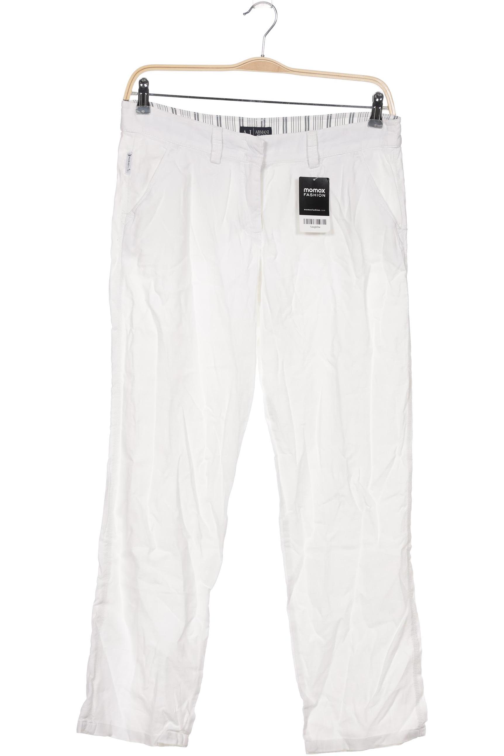 

Armani Jeans Damen Stoffhose, weiß, Gr. 48