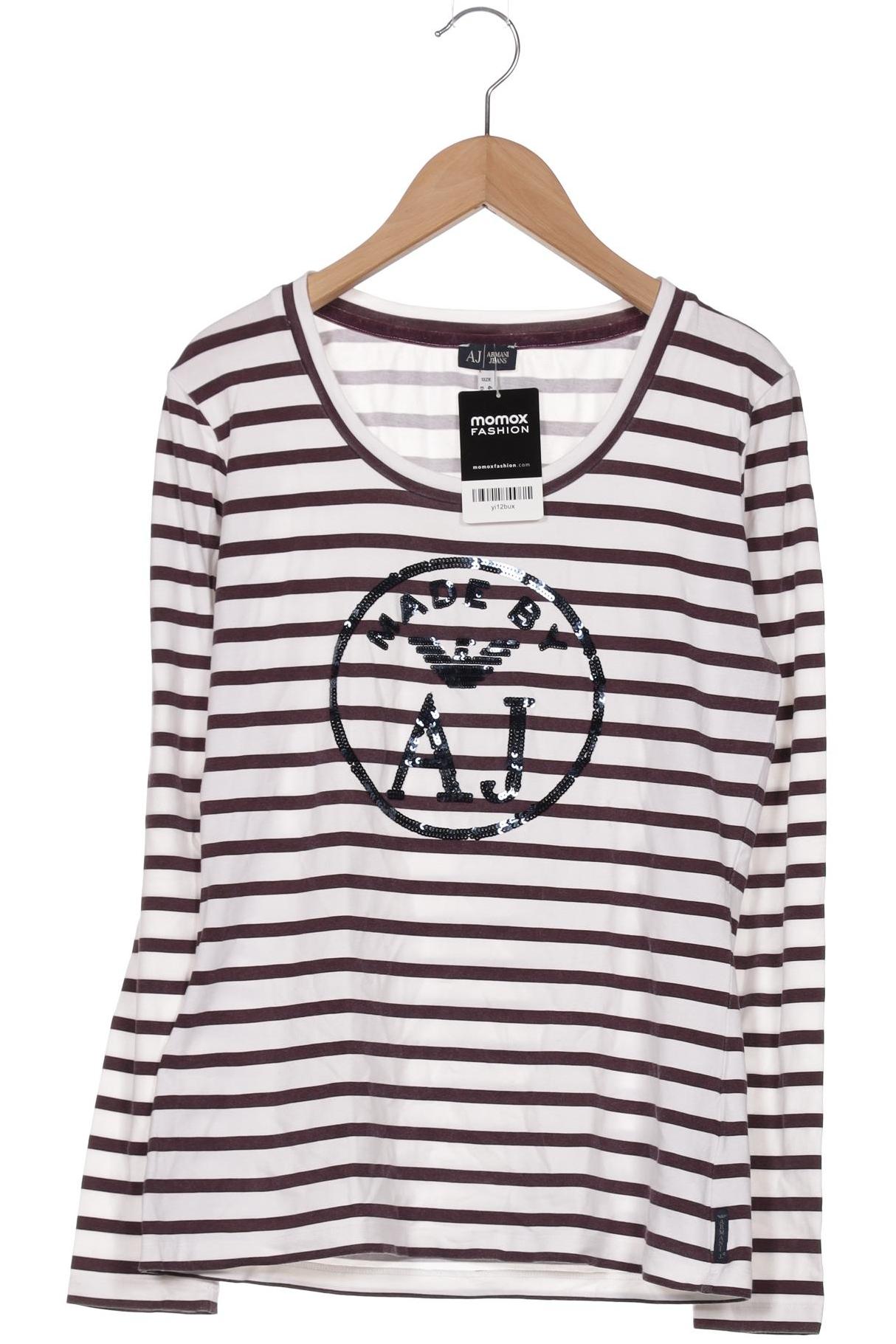 

Armani Jeans Damen Langarmshirt, weiß, Gr. 44