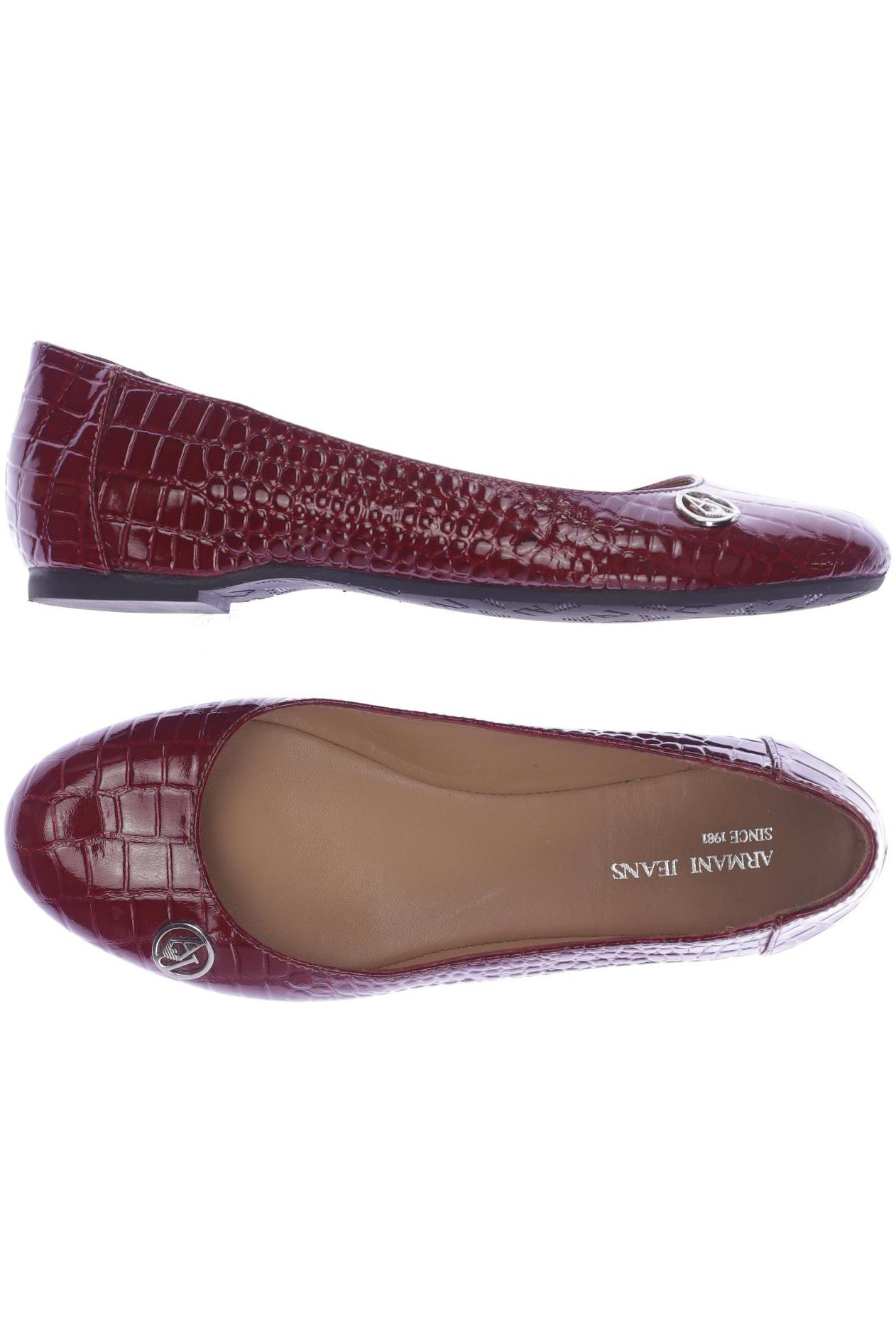 

Armani Jeans Damen Ballerinas, rot