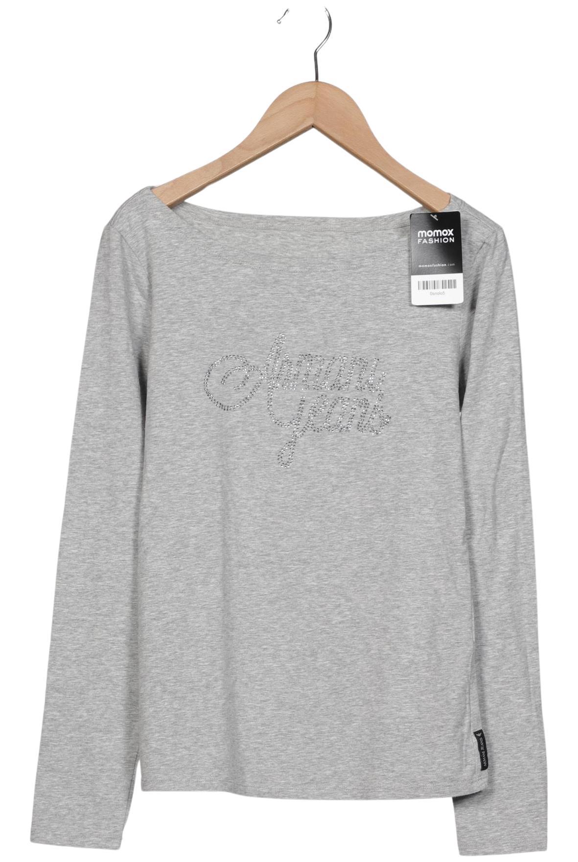 

Armani Jeans Damen Langarmshirt, grau, Gr. 36