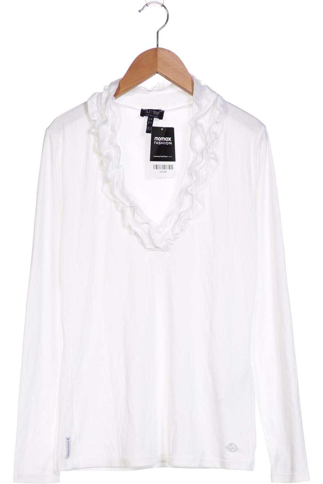 

Armani Jeans Damen Langarmshirt, weiß