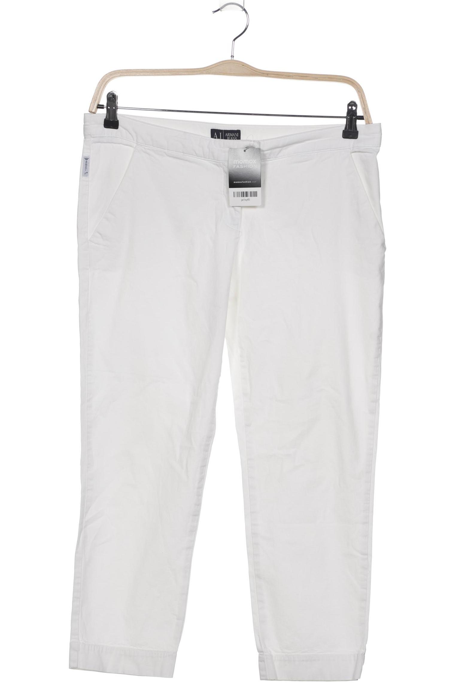

Armani Jeans Damen Stoffhose, weiß, Gr. 46