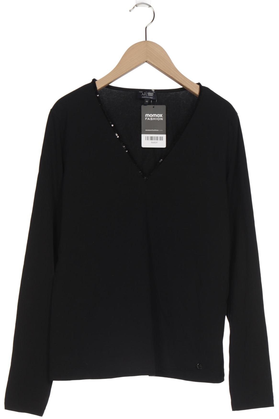 

Armani Jeans Damen Langarmshirt, schwarz, Gr. 46