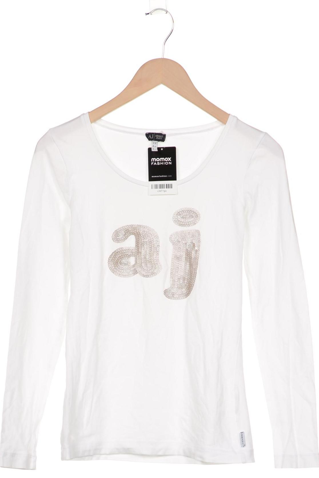 

Armani Jeans Damen Langarmshirt, weiß