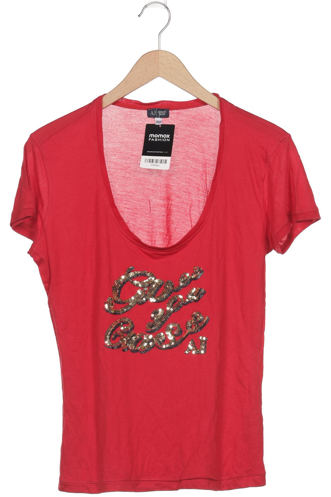 

Armani Jeans Damen T-Shirt, rot, Gr. 44