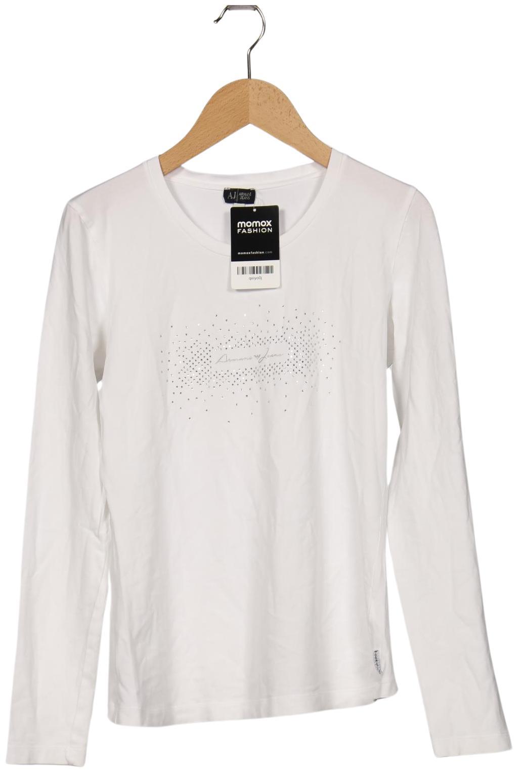 

Armani Jeans Damen Langarmshirt, weiß, Gr. 42
