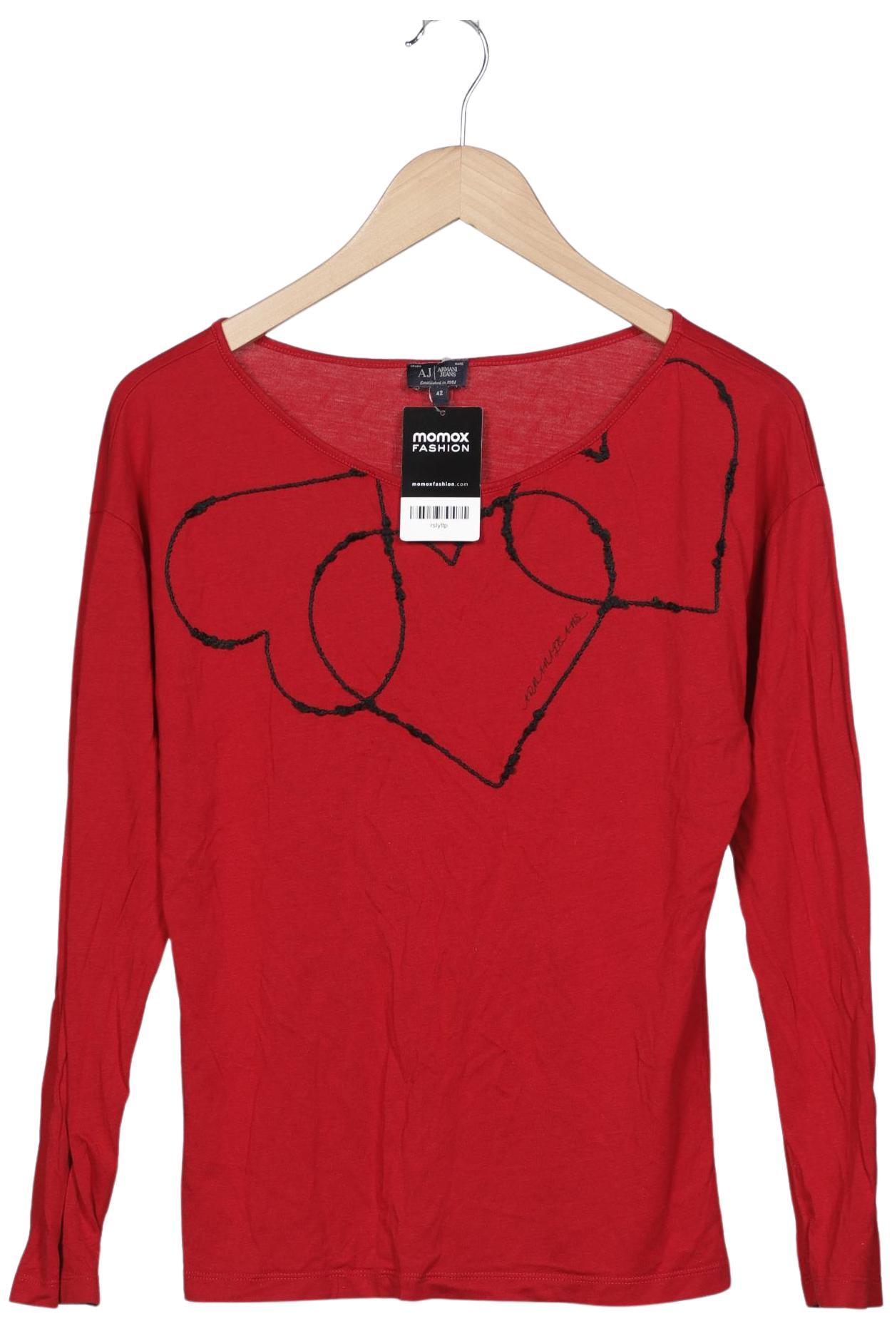 

Armani Jeans Damen Langarmshirt, rot, Gr. 42