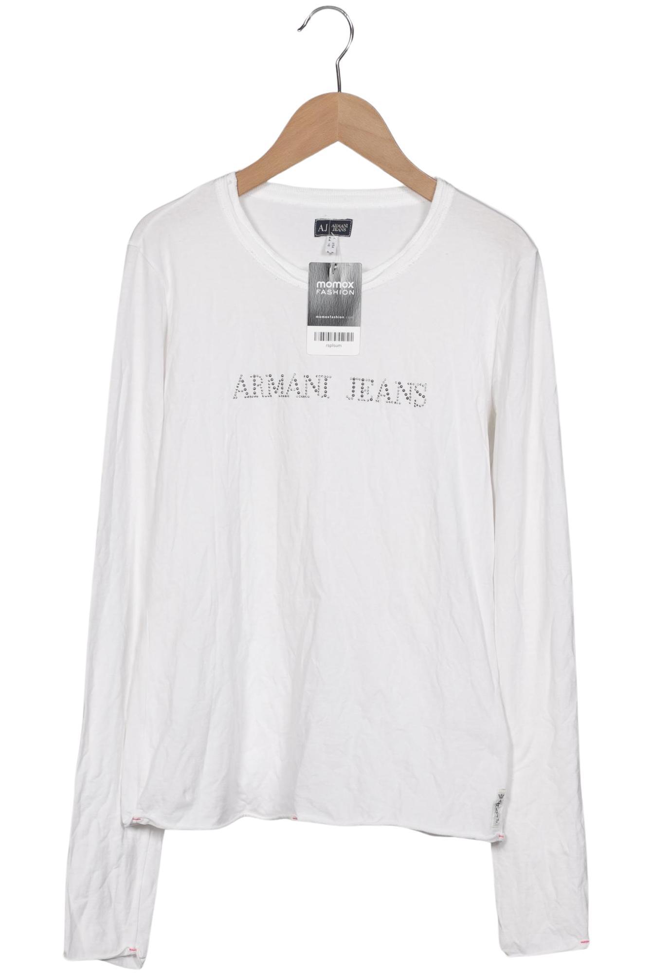 

Armani Jeans Damen Langarmshirt, weiß, Gr. 40