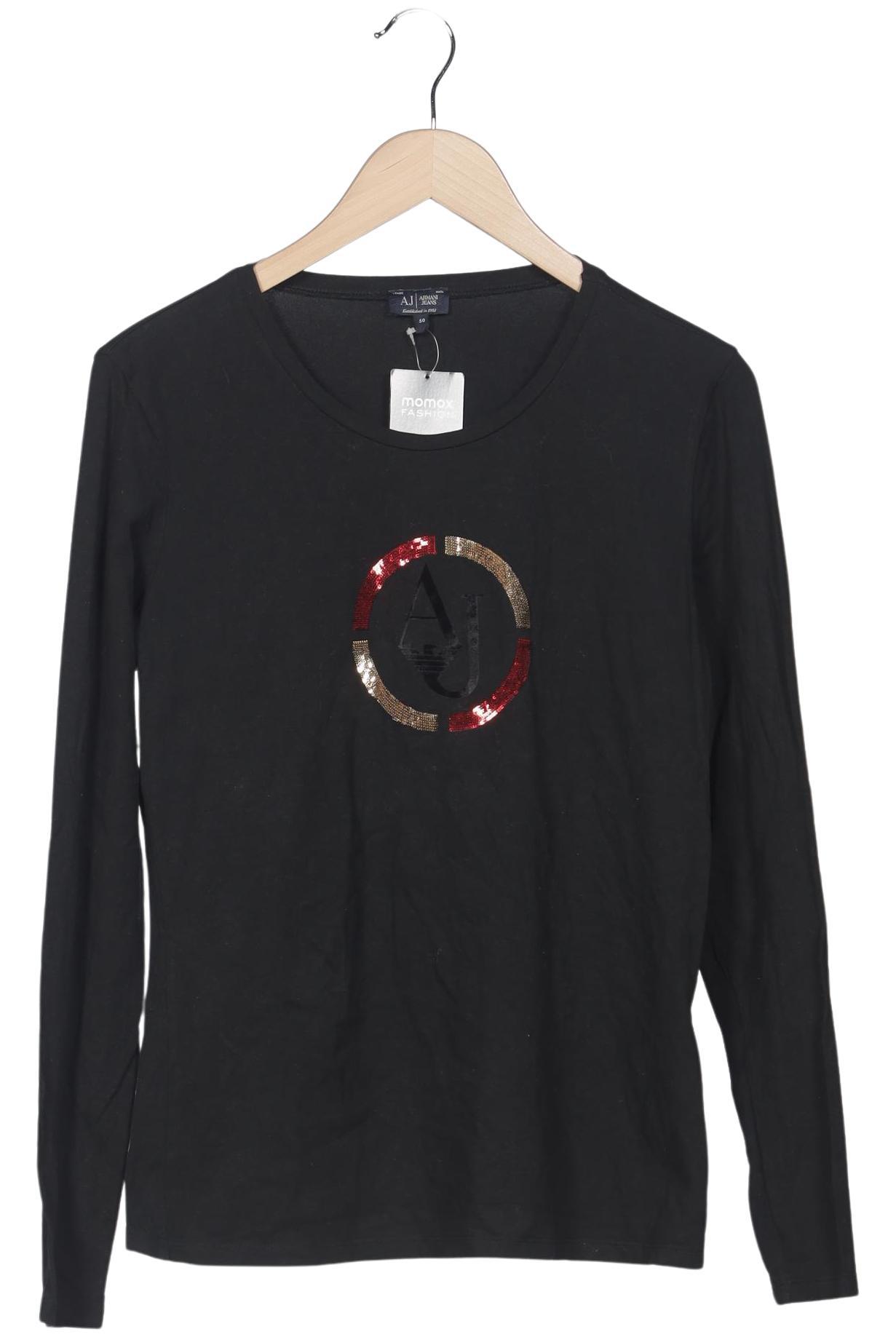 

Armani Jeans Damen Langarmshirt, schwarz, Gr. 50