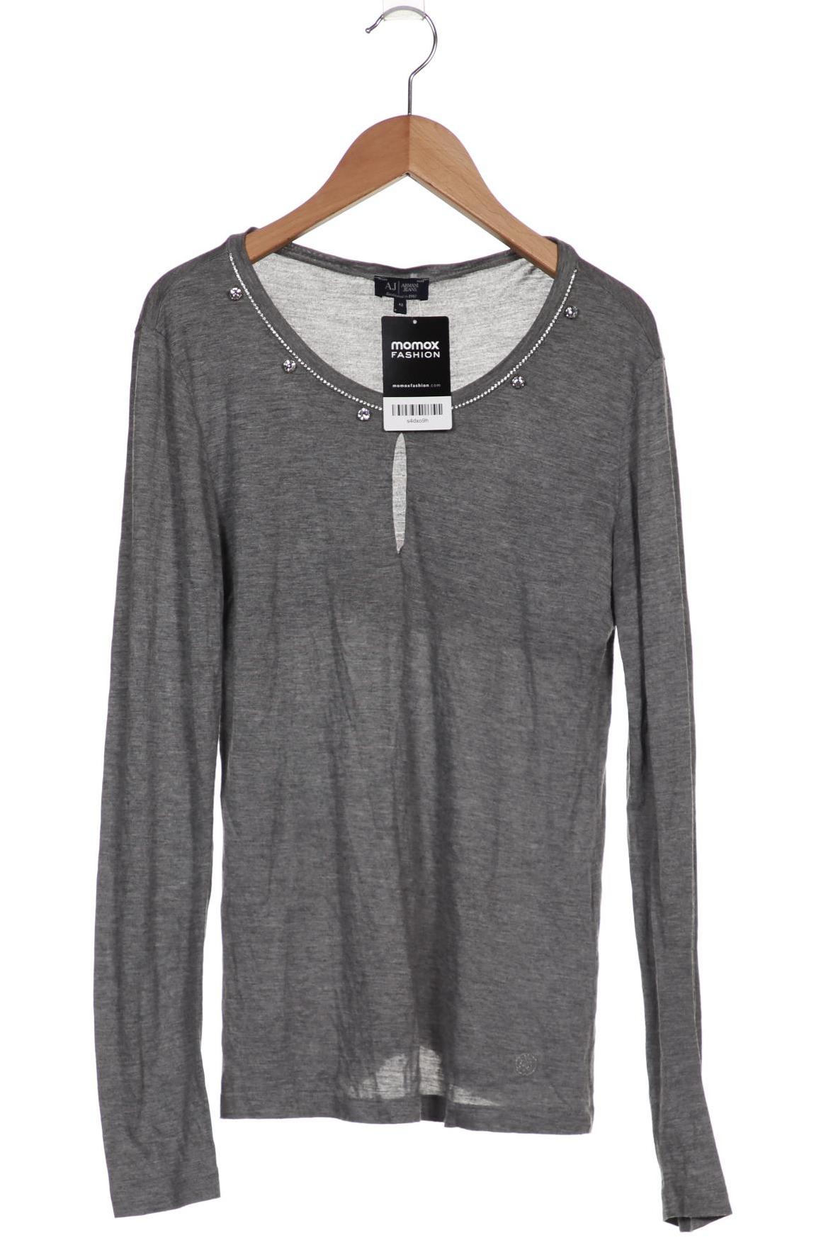 

Armani Jeans Damen Langarmshirt, grau