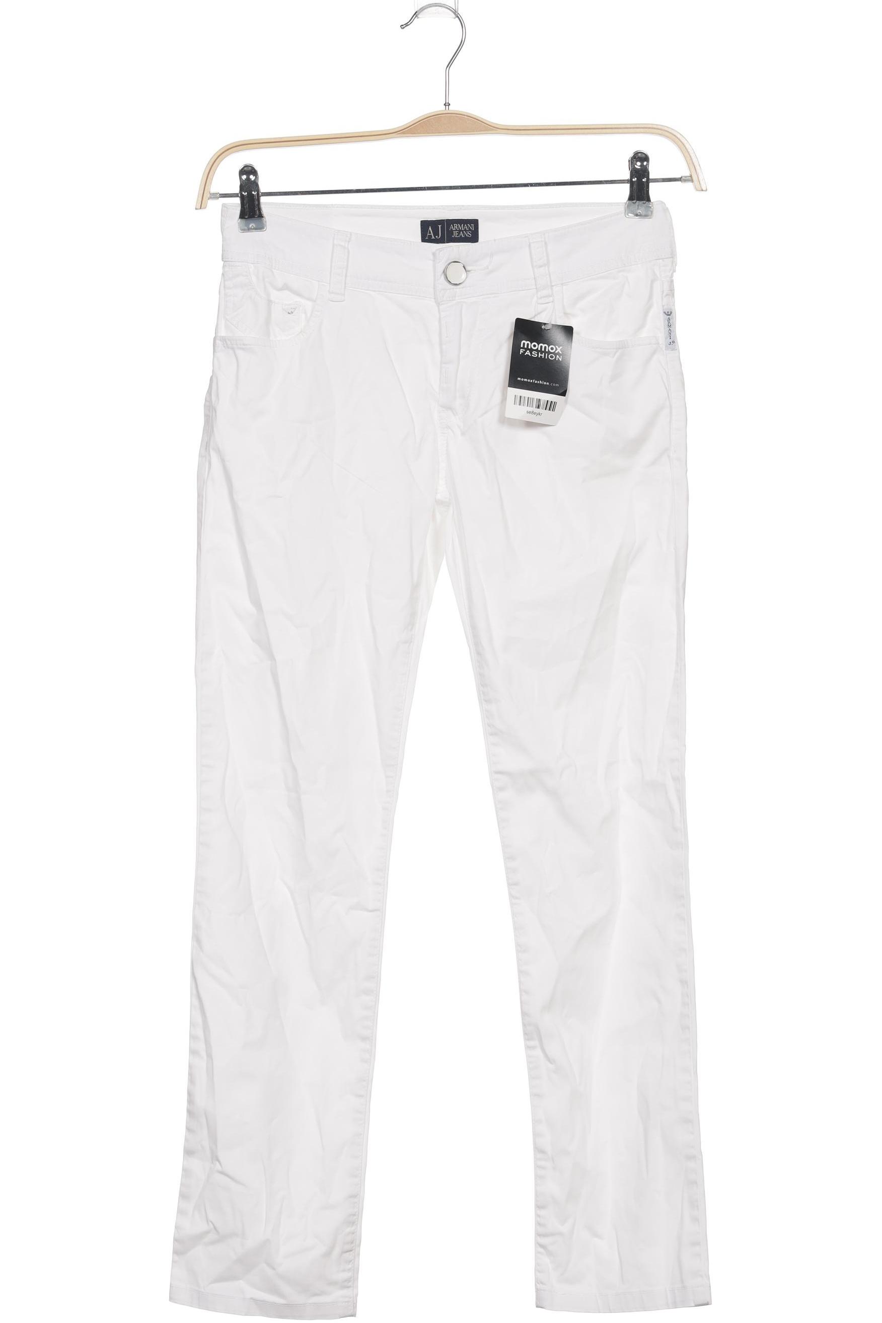 

Armani Jeans Damen Stoffhose, weiß, Gr. 26