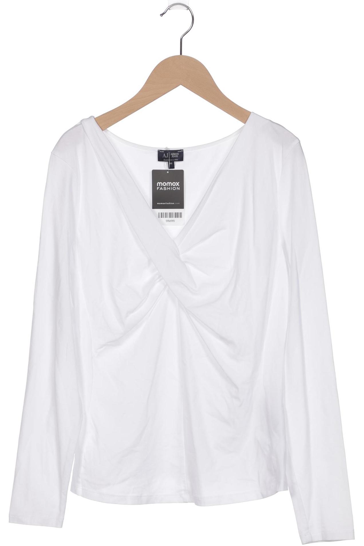 

Armani Jeans Damen Langarmshirt, weiß, Gr. 46