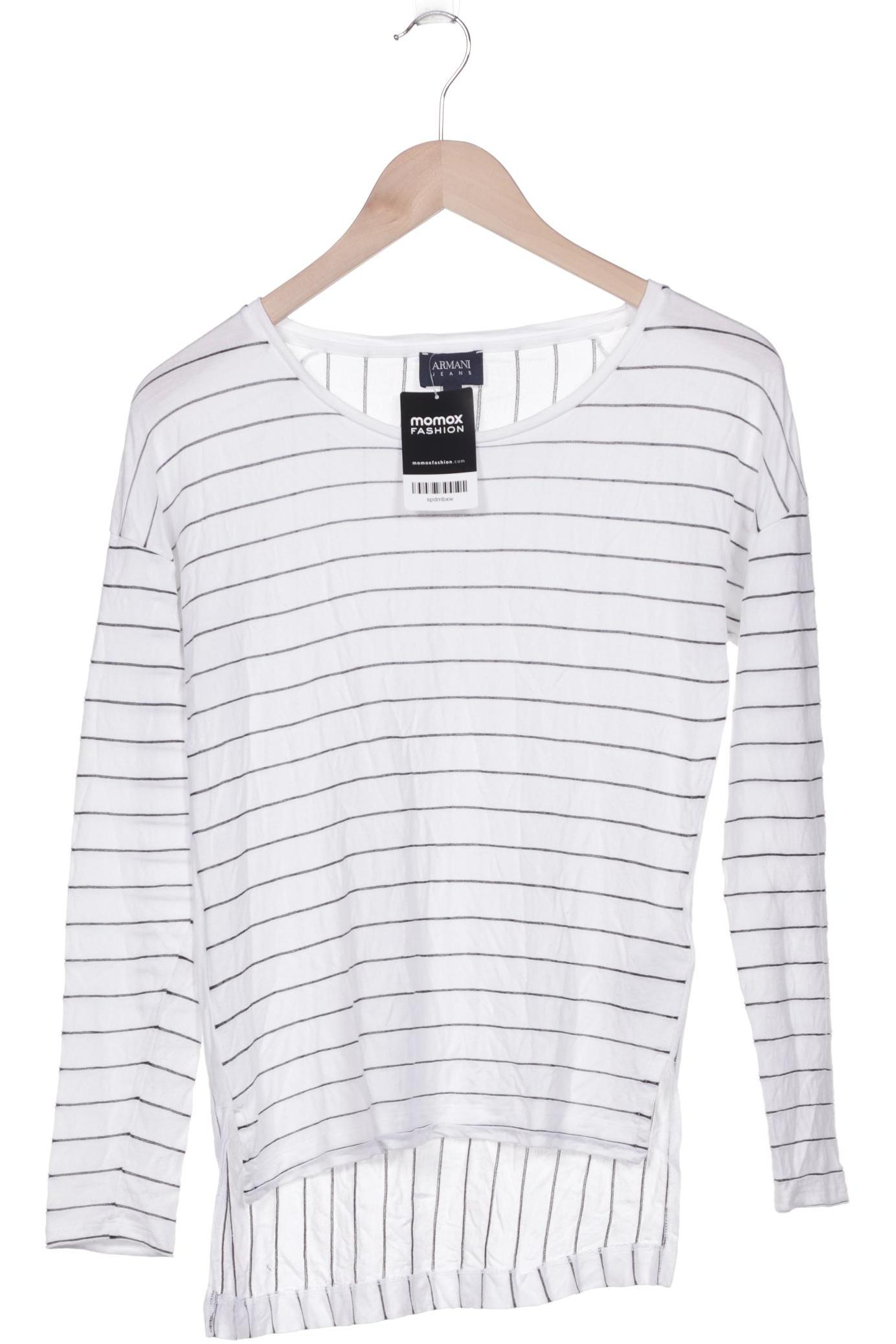 

Armani Jeans Damen Langarmshirt, weiß