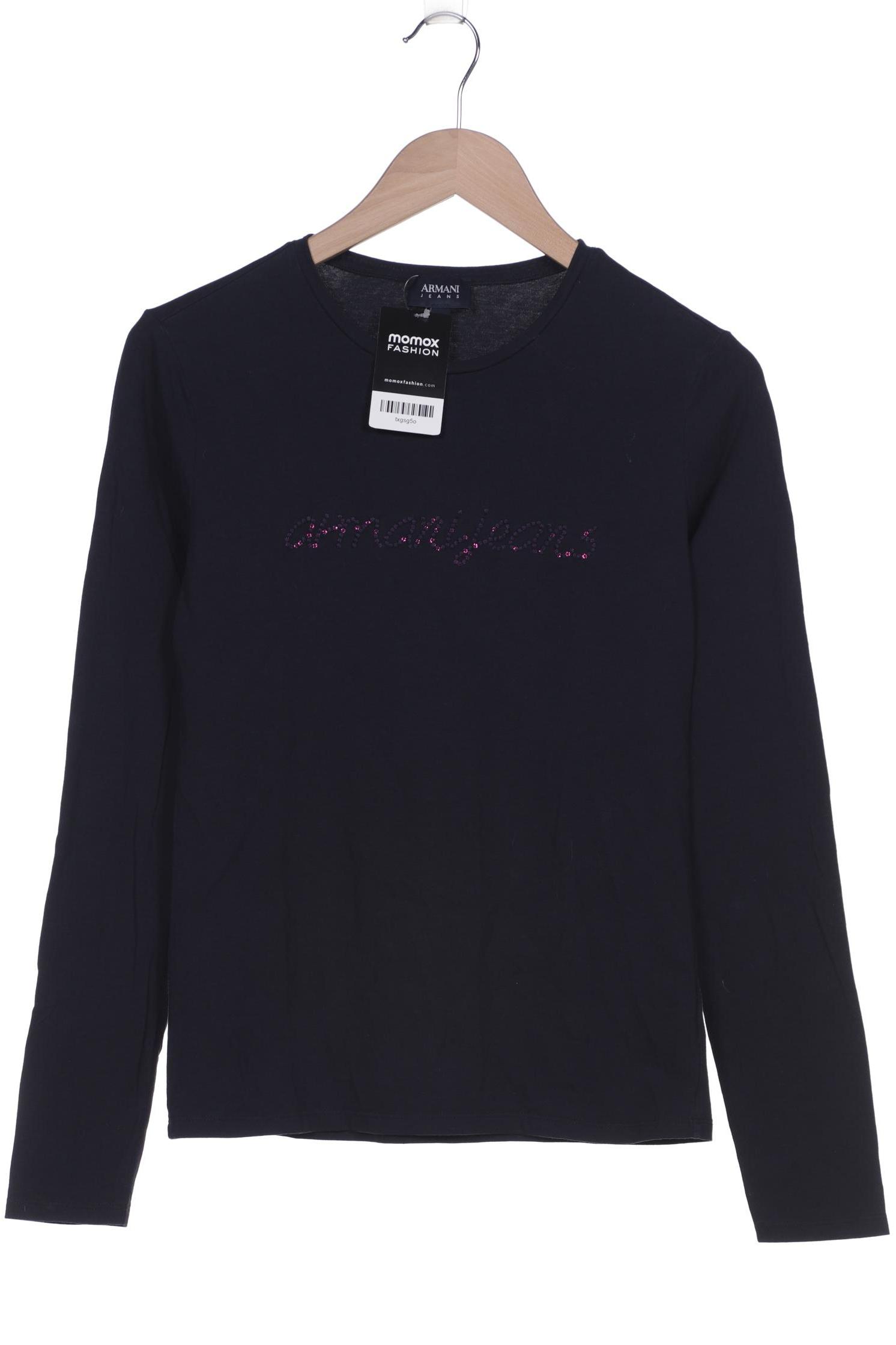 

Armani Jeans Damen Langarmshirt, marineblau