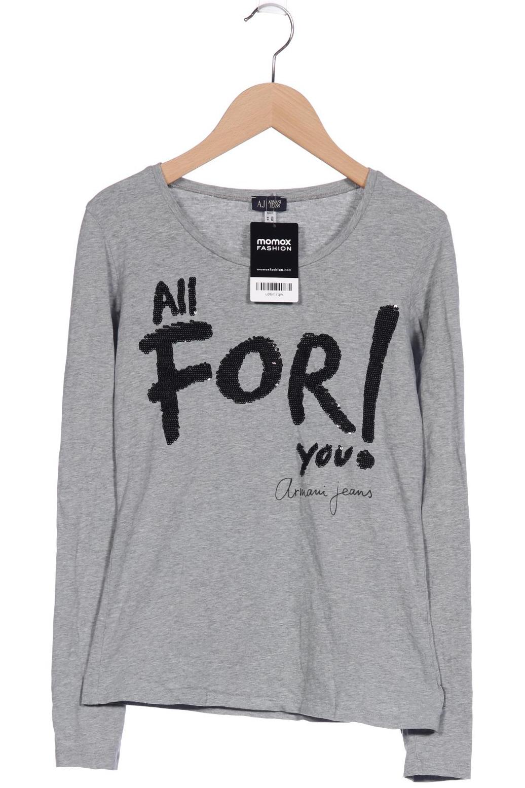 

Armani Jeans Damen Langarmshirt, grau