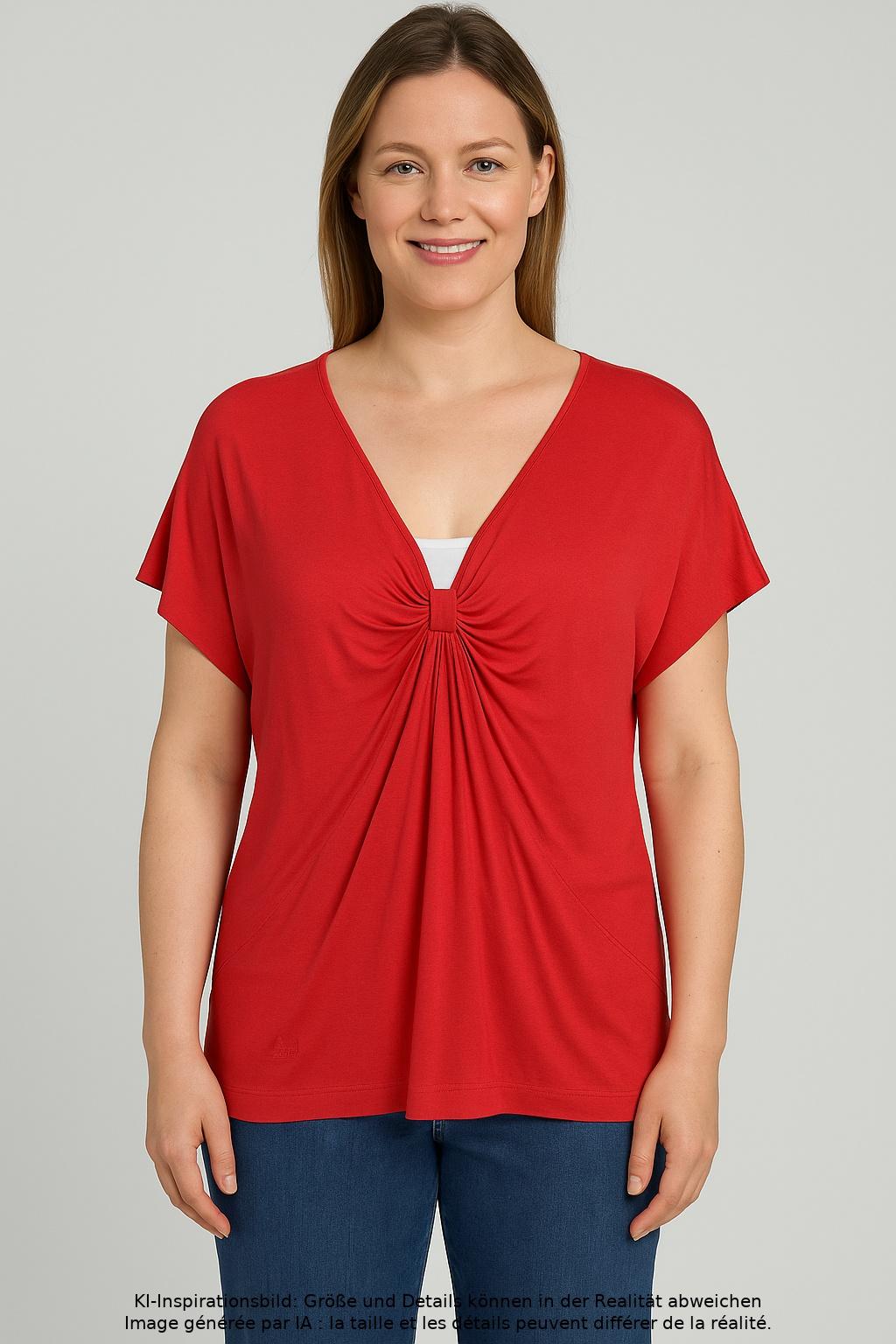 

Armani Jeans Damen T-Shirt, rot, Gr. 48