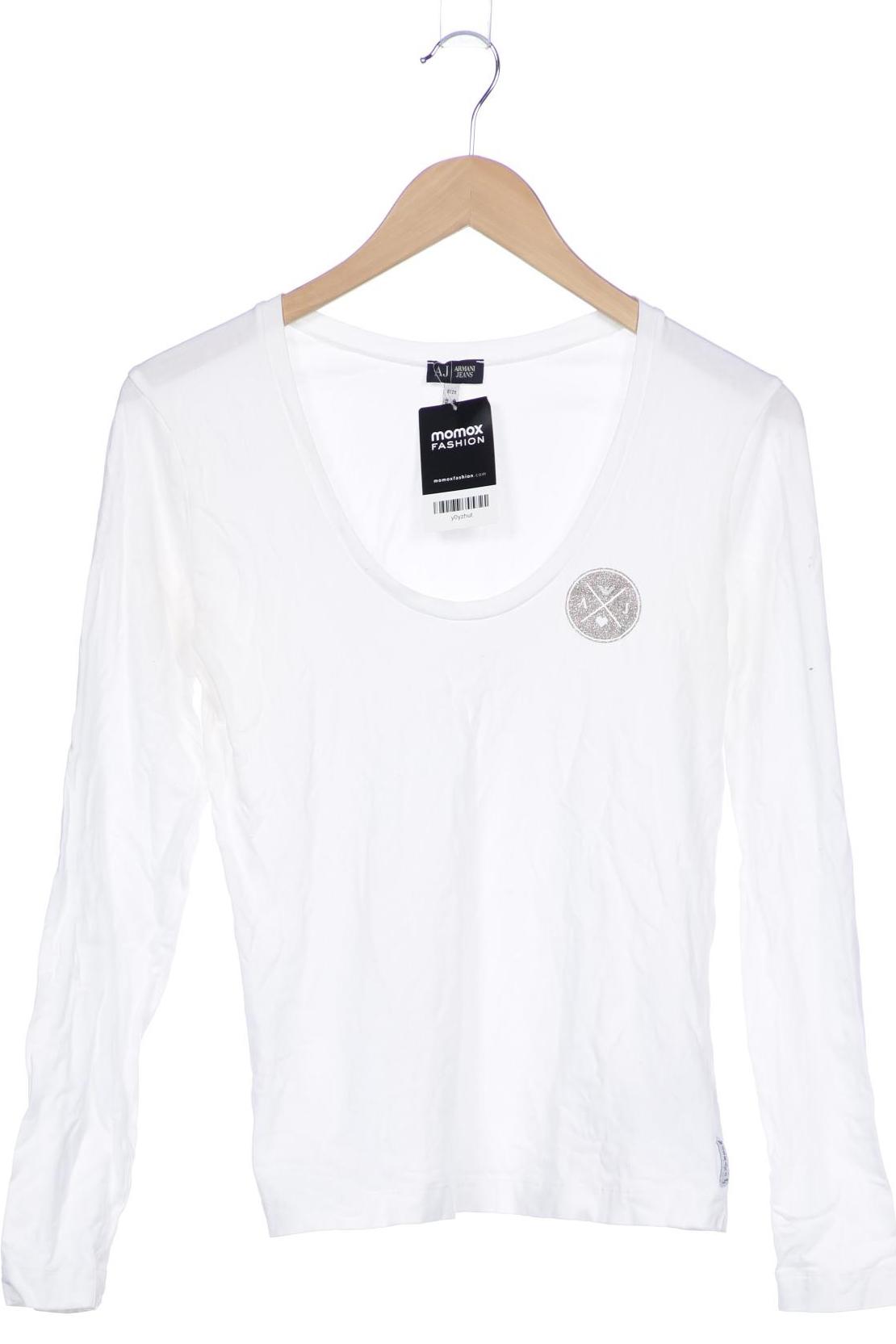 

Armani Jeans Damen Langarmshirt, weiß, Gr. 44