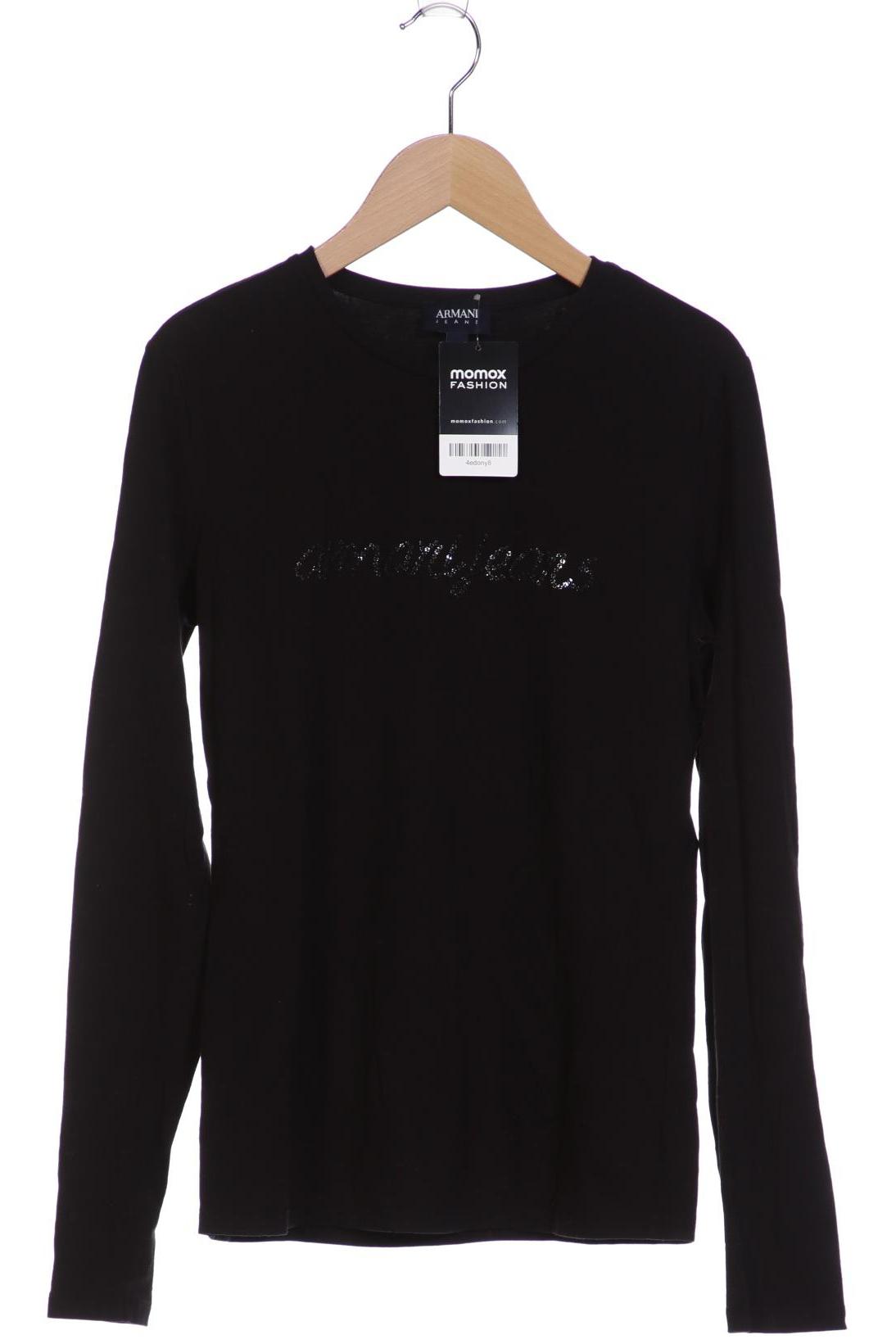 

Armani Jeans Damen Langarmshirt, schwarz