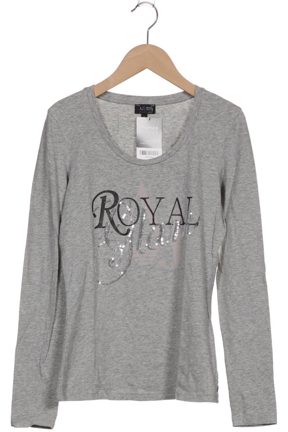 

Armani Jeans Damen Langarmshirt, grau