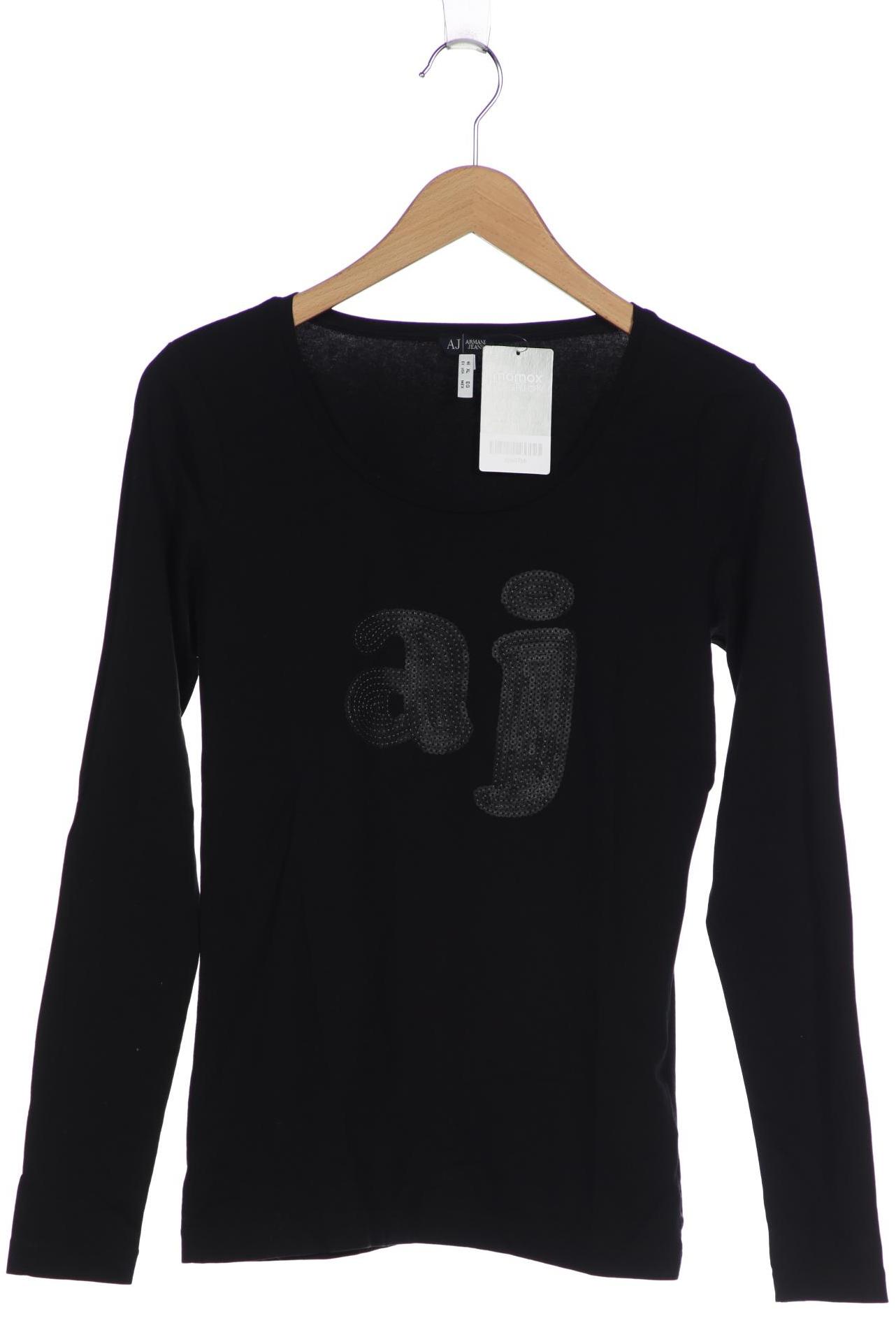 

Armani Jeans Damen Langarmshirt, schwarz