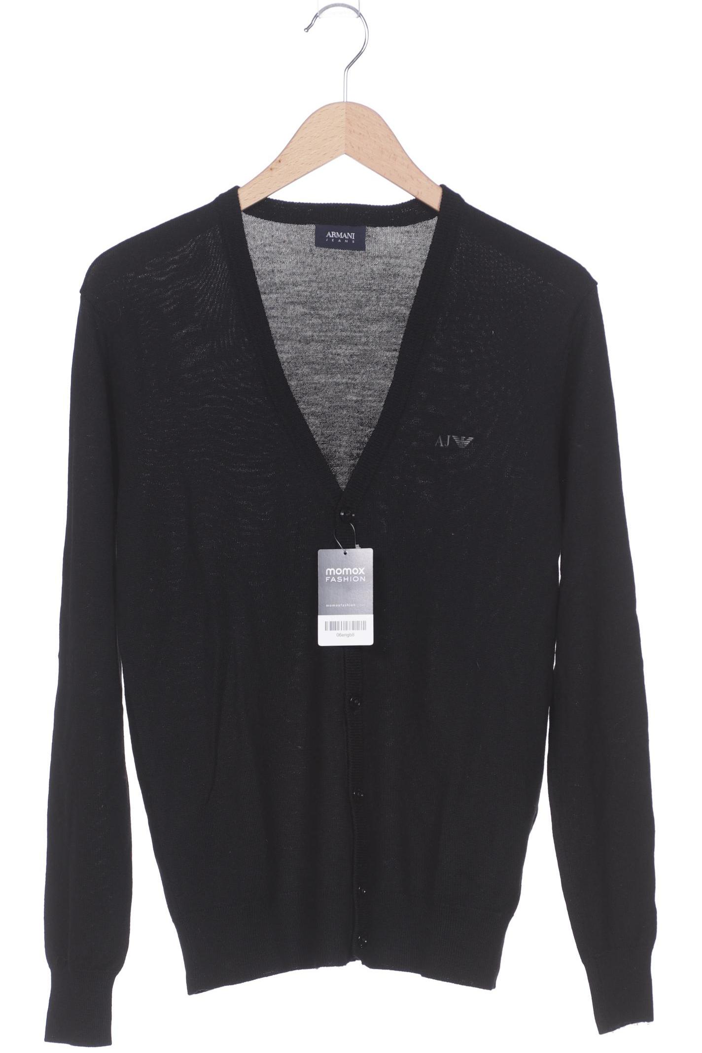 

Armani Jeans Herren Strickjacke, schwarz, Gr. 48