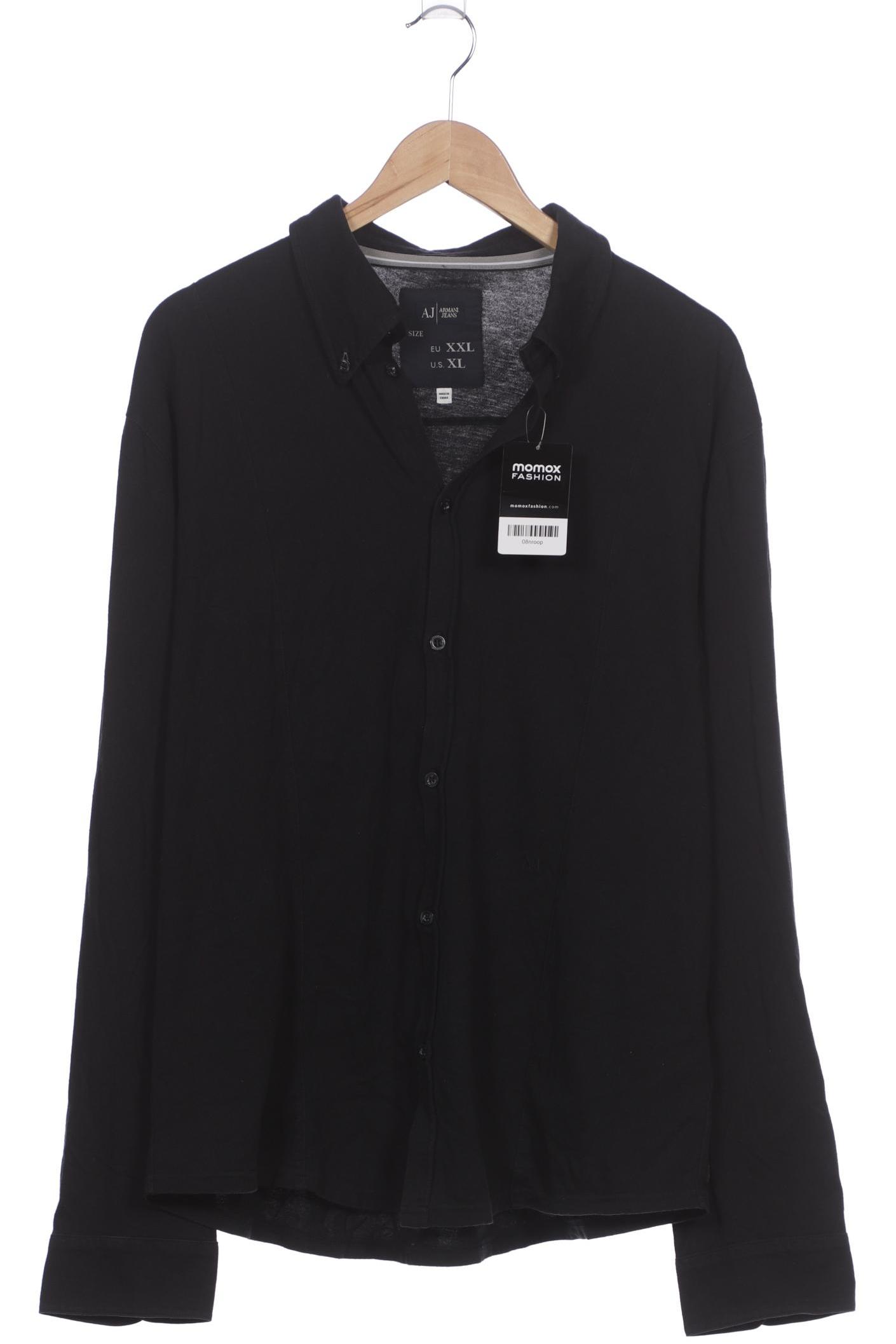 

Armani Jeans Herren Hemd, schwarz, Gr. 56