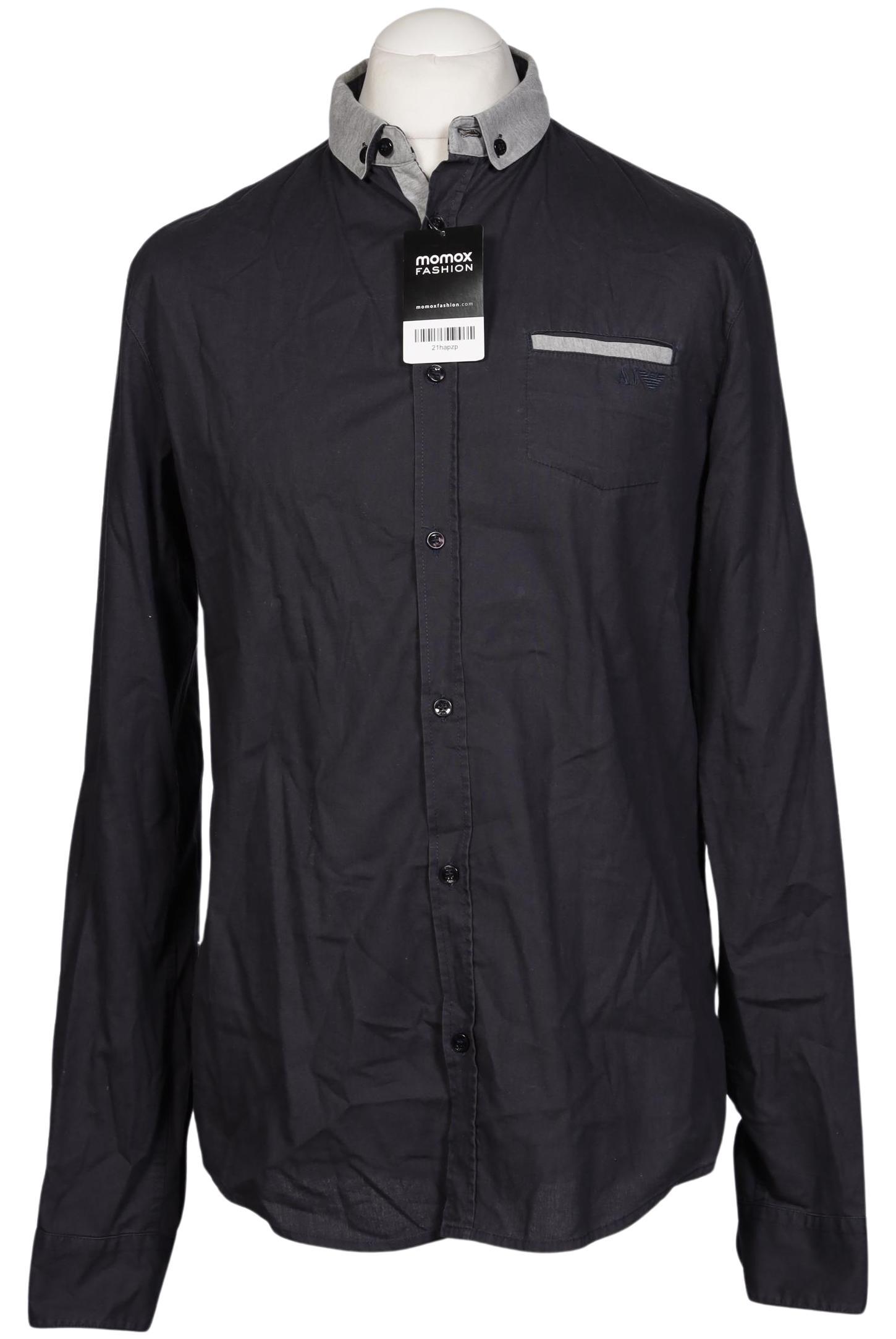 

Armani Jeans Herren Hemd, marineblau, Gr. 52