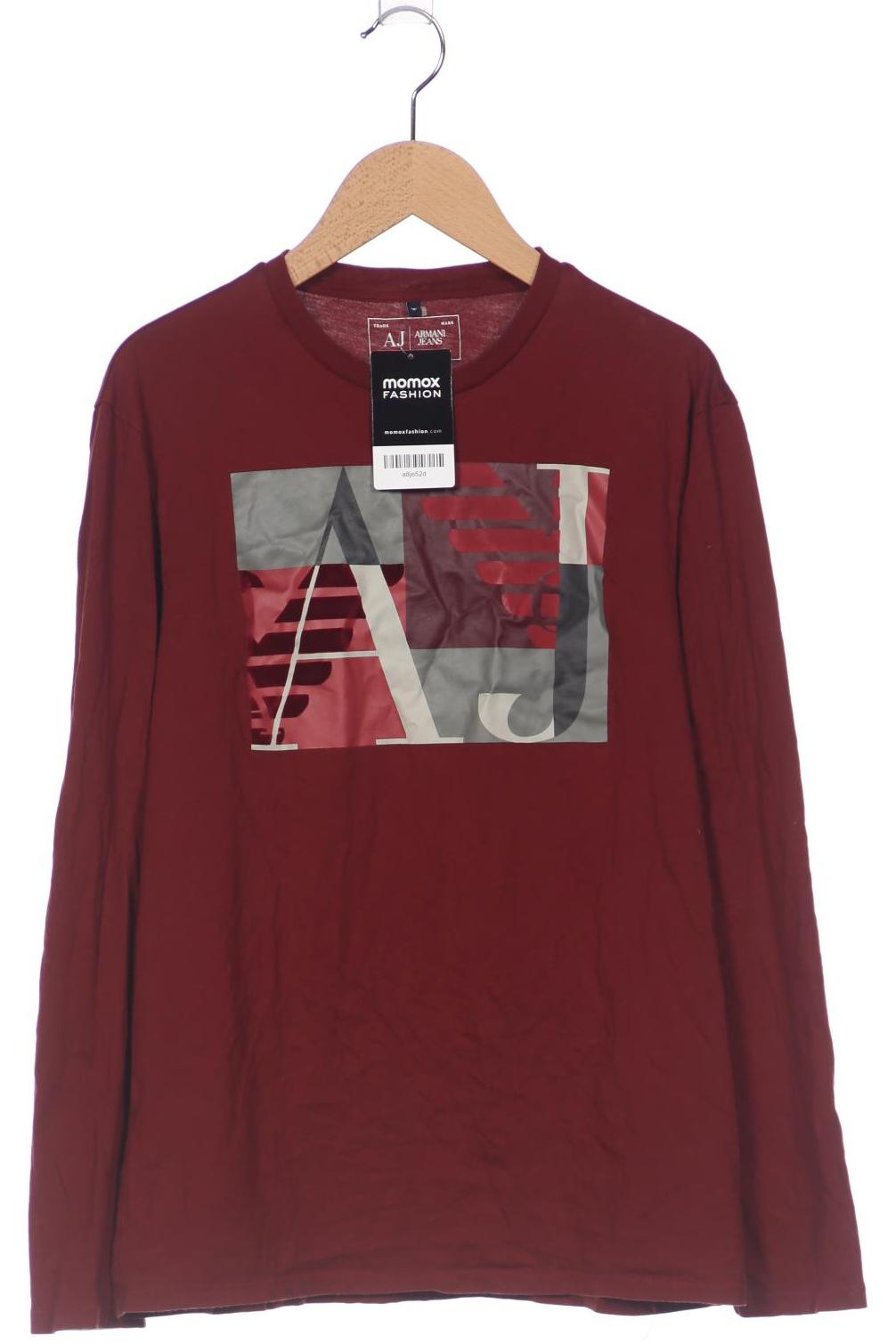 

Armani Jeans Herren Langarmshirt, bordeaux, Gr. 48