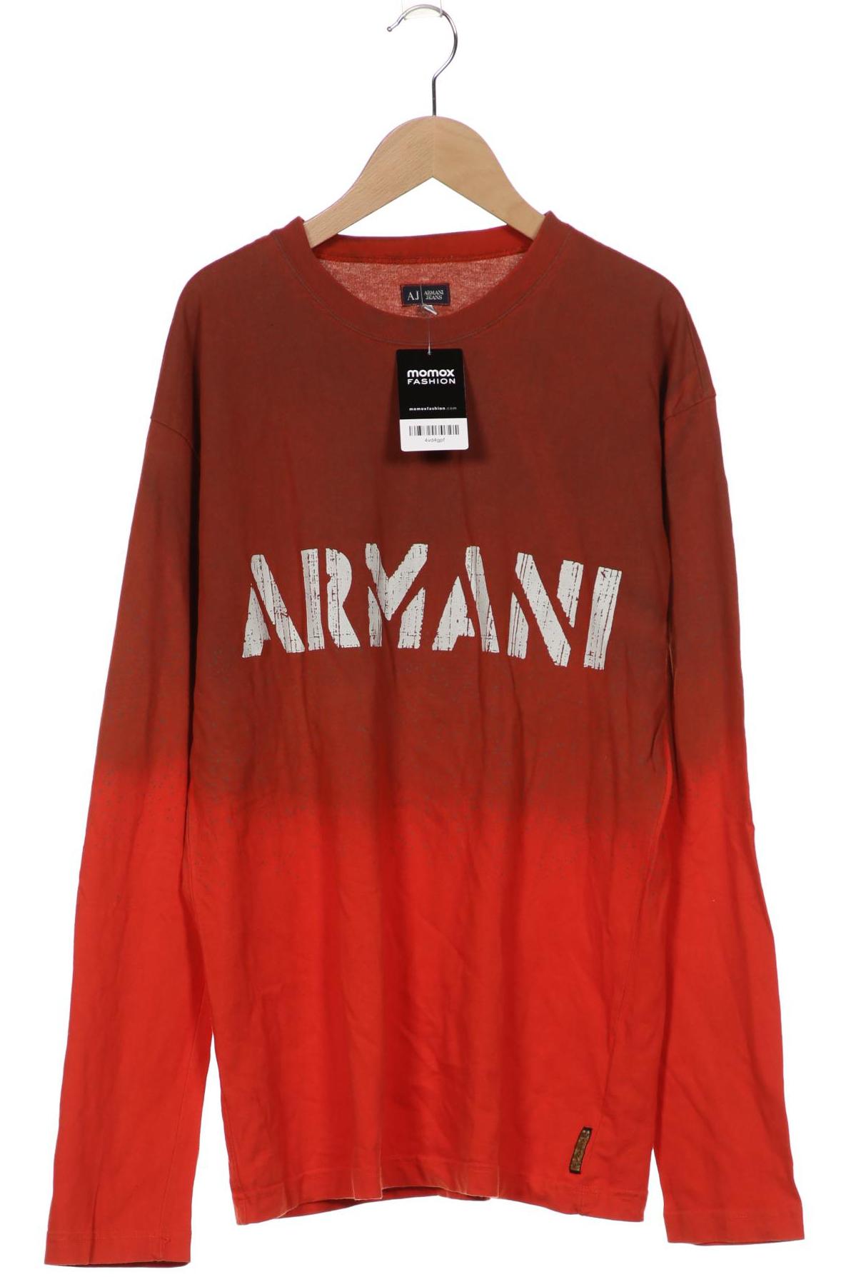 

Armani Jeans Herren Langarmshirt, orange