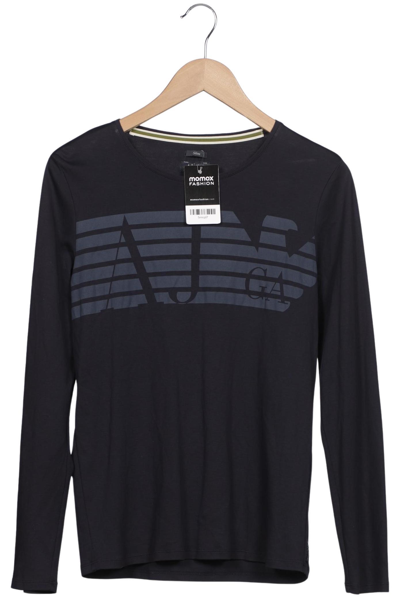 

Armani Jeans Herren Langarmshirt, marineblau, Gr. 46