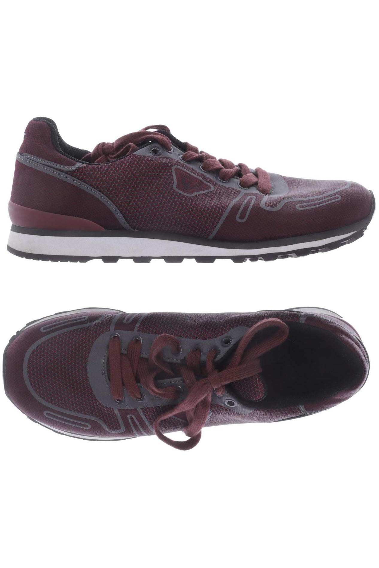 

Armani Jeans Herren Sneakers, bordeaux