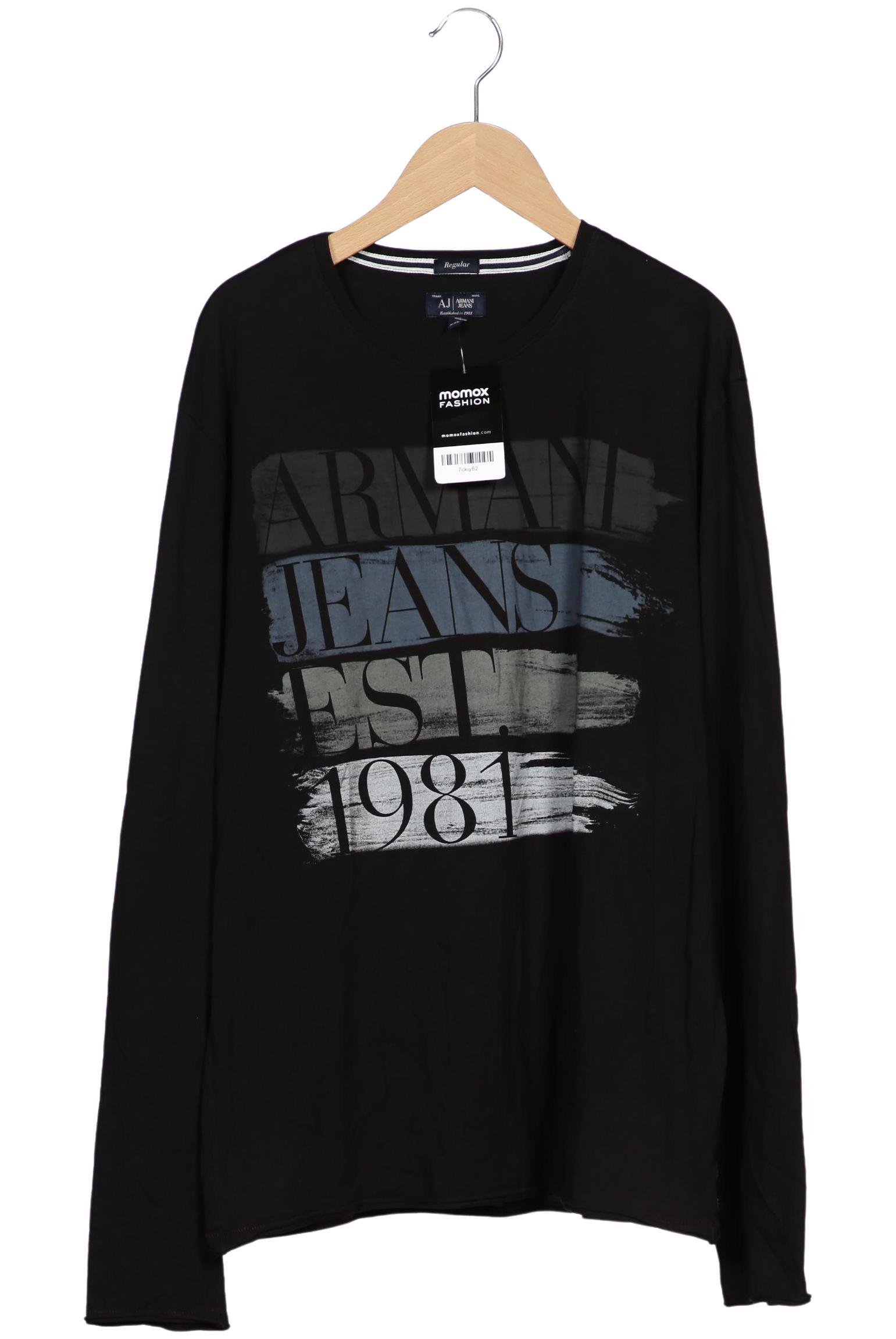 

Armani Jeans Herren Langarmshirt, schwarz, Gr. 56