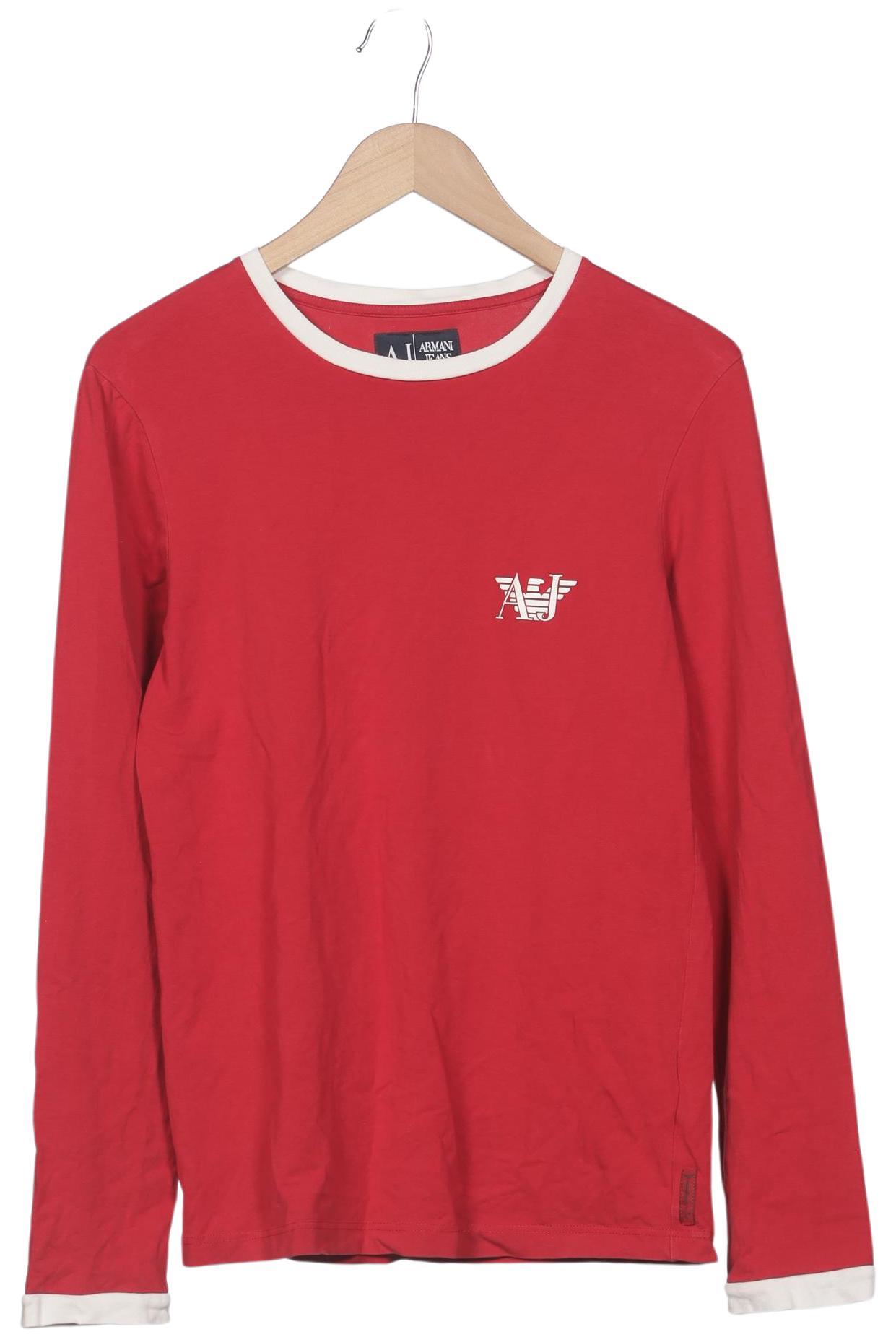 Thumbnail - Armani Jeans Herren Langarmshirt, rot, Gr. 52