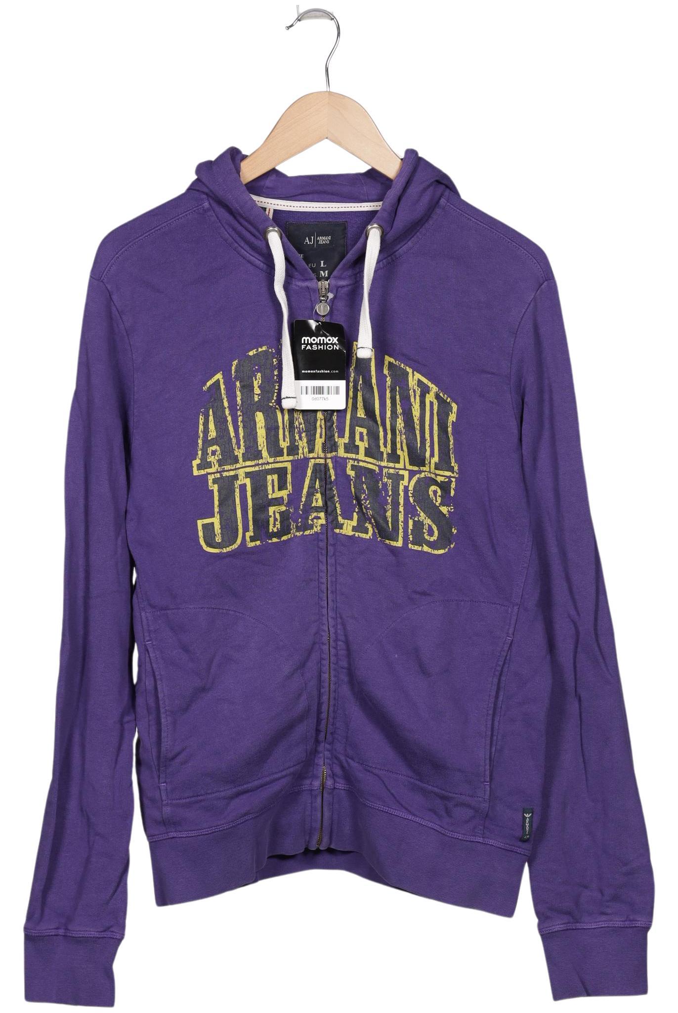 Thumbnail - Armani Jeans Herren Kapuzenpullover, flieder, Gr. 52