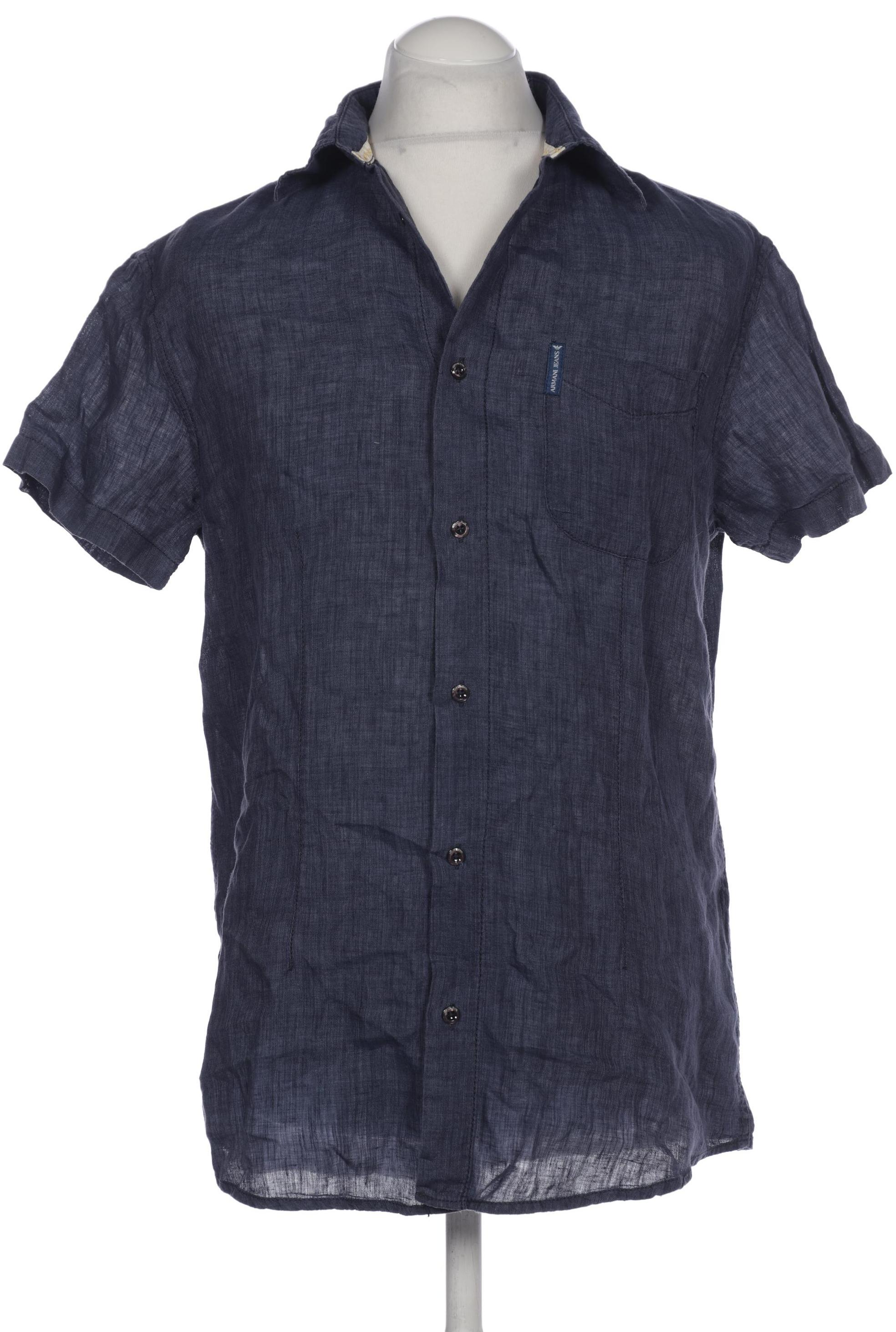 

Armani Jeans Herren Hemd, marineblau, Gr. 54