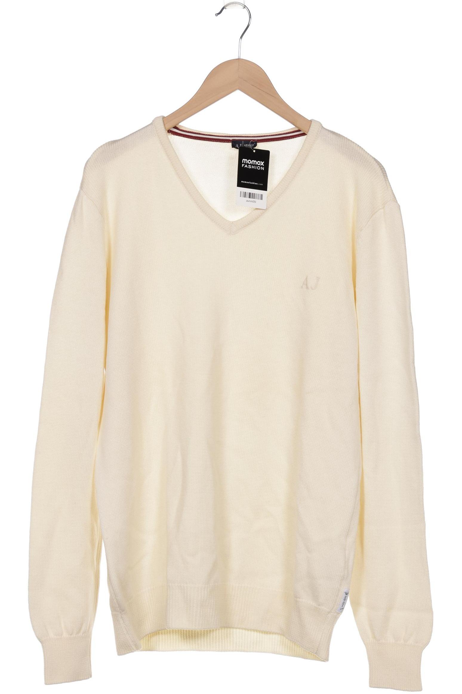 

Armani Jeans Herren Pullover, cremeweiß, Gr. 56