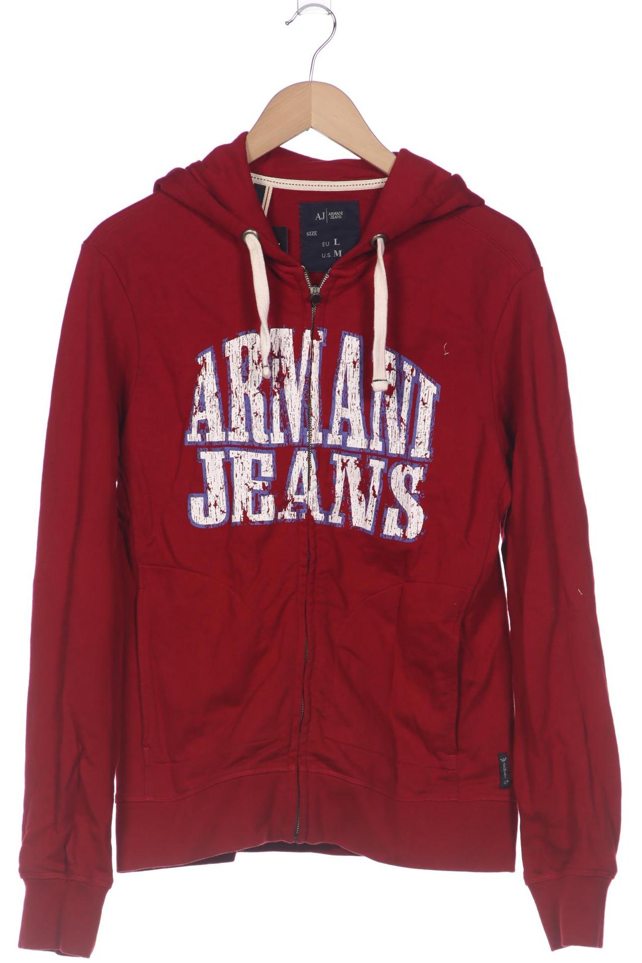 

Armani Jeans Herren Kapuzenpullover, bordeaux, Gr. 52