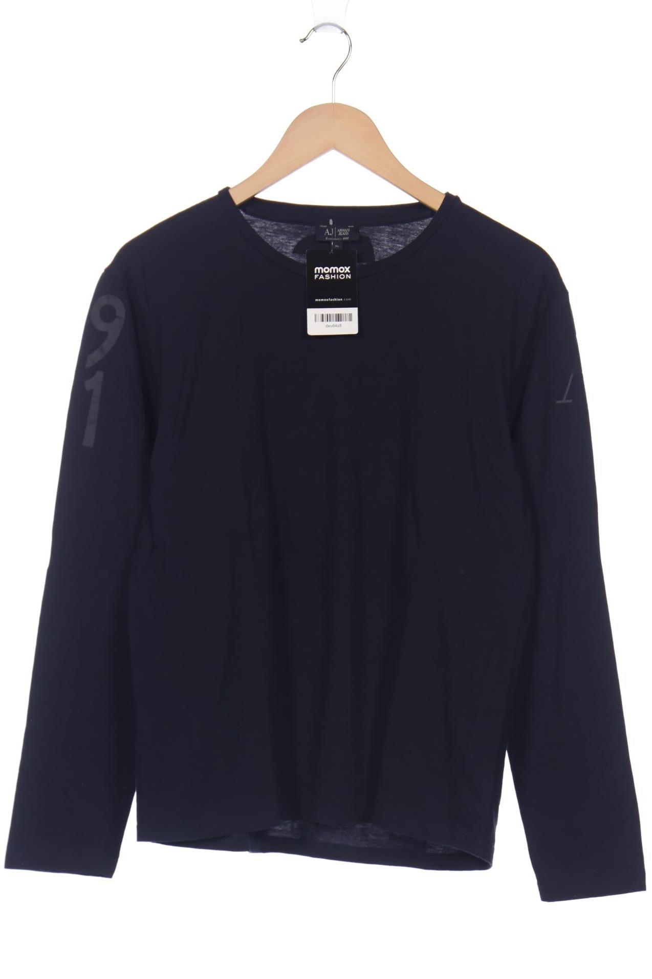 

Armani Jeans Herren Langarmshirt, marineblau, Gr. 54