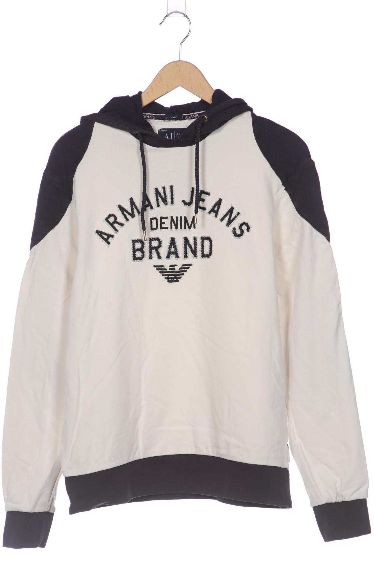 

Armani Jeans Herren Kapuzenpullover, cremeweiß, Gr. 54
