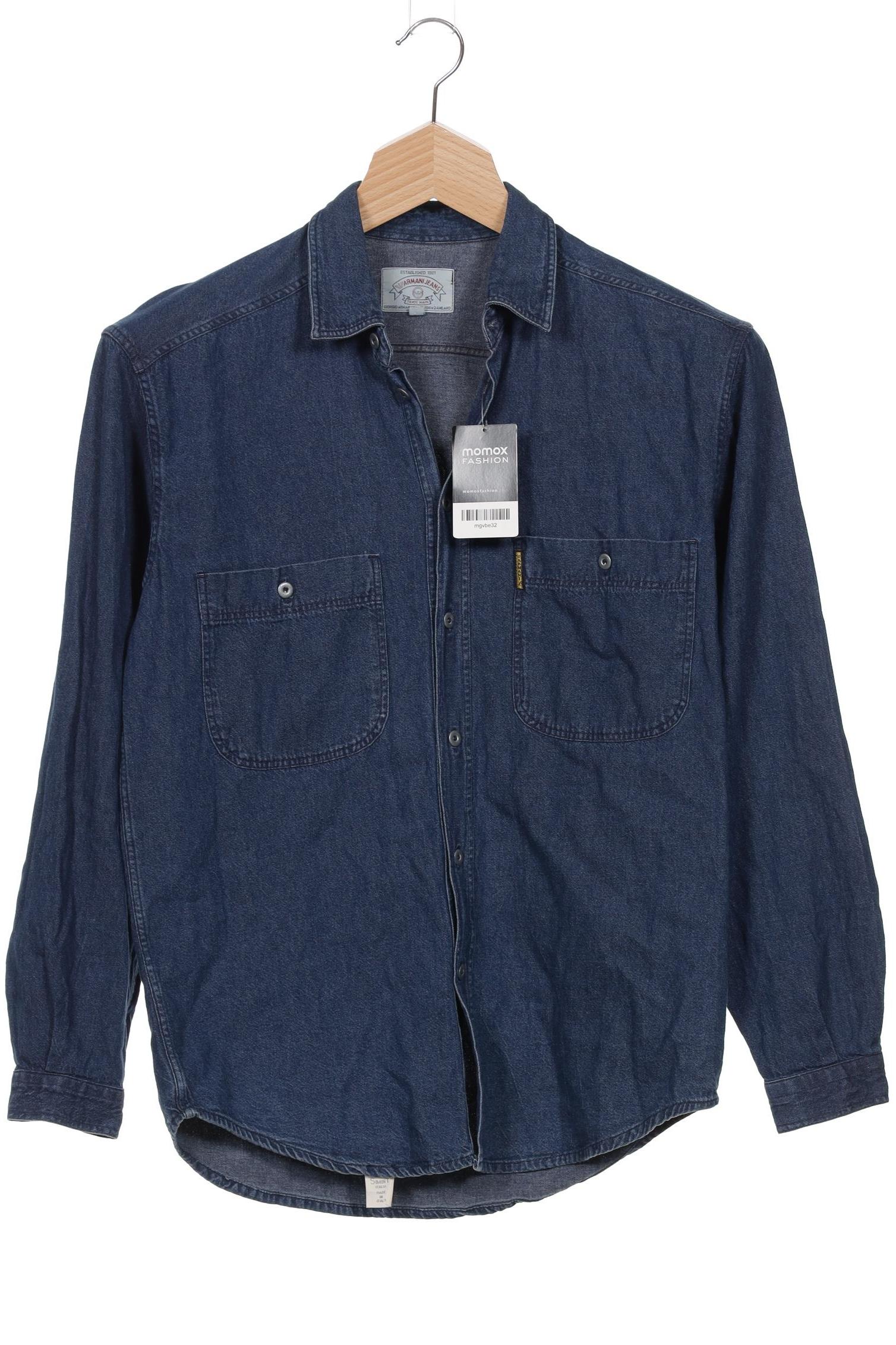 

Armani Jeans Herren Hemd, marineblau, Gr. 46